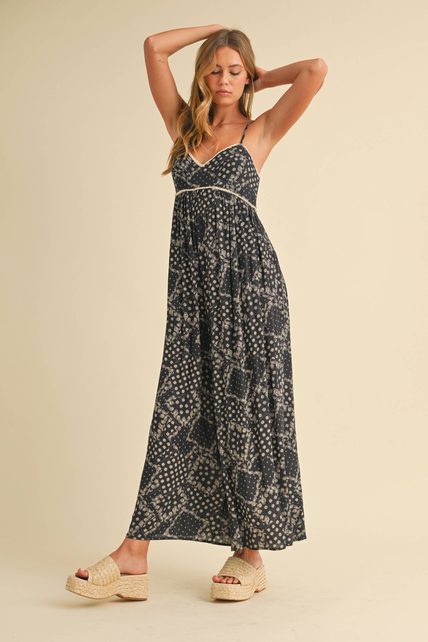 Palmer Paisley Printed Jumpsuit