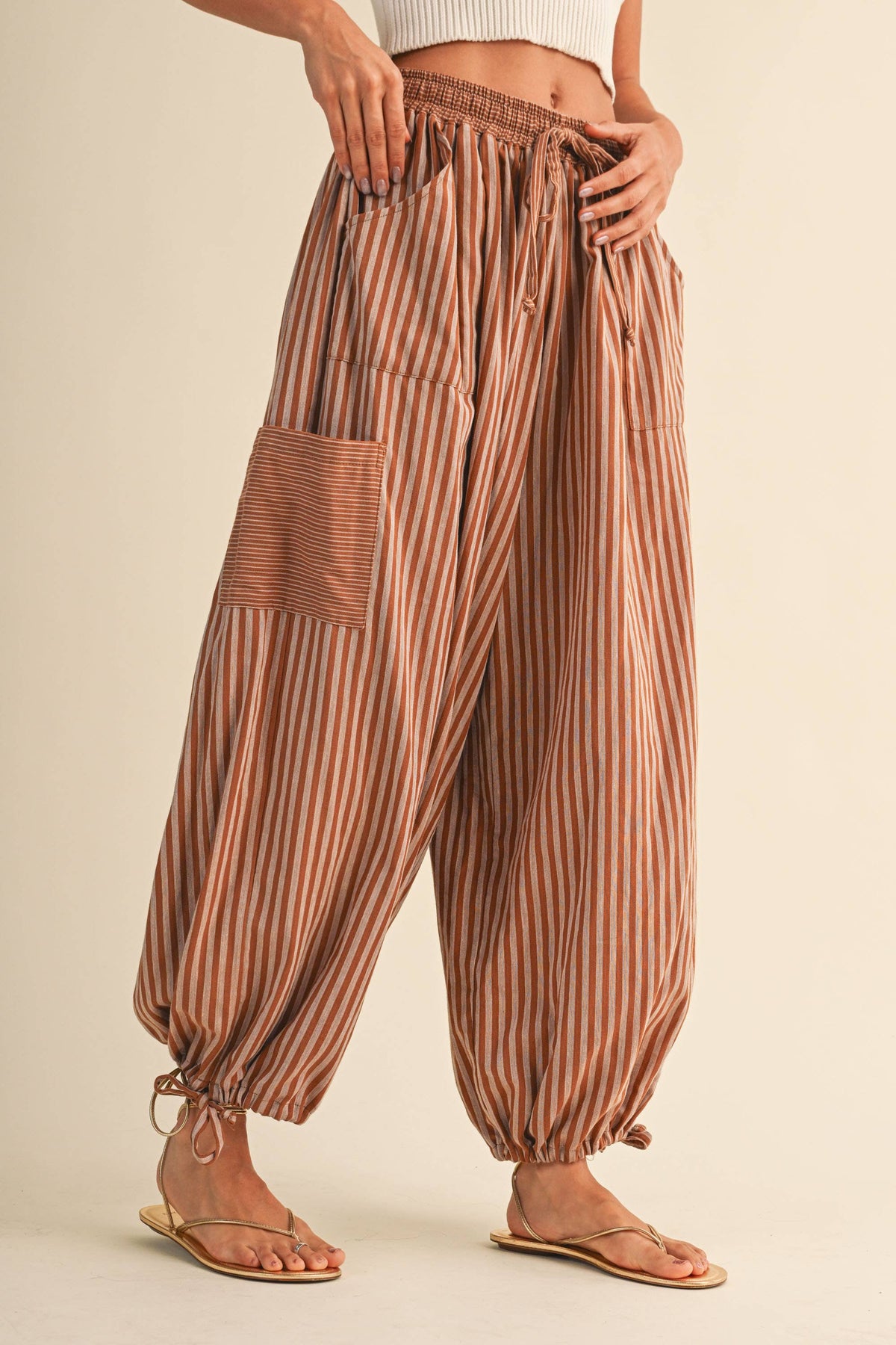 Dune Stripe Harem Pant