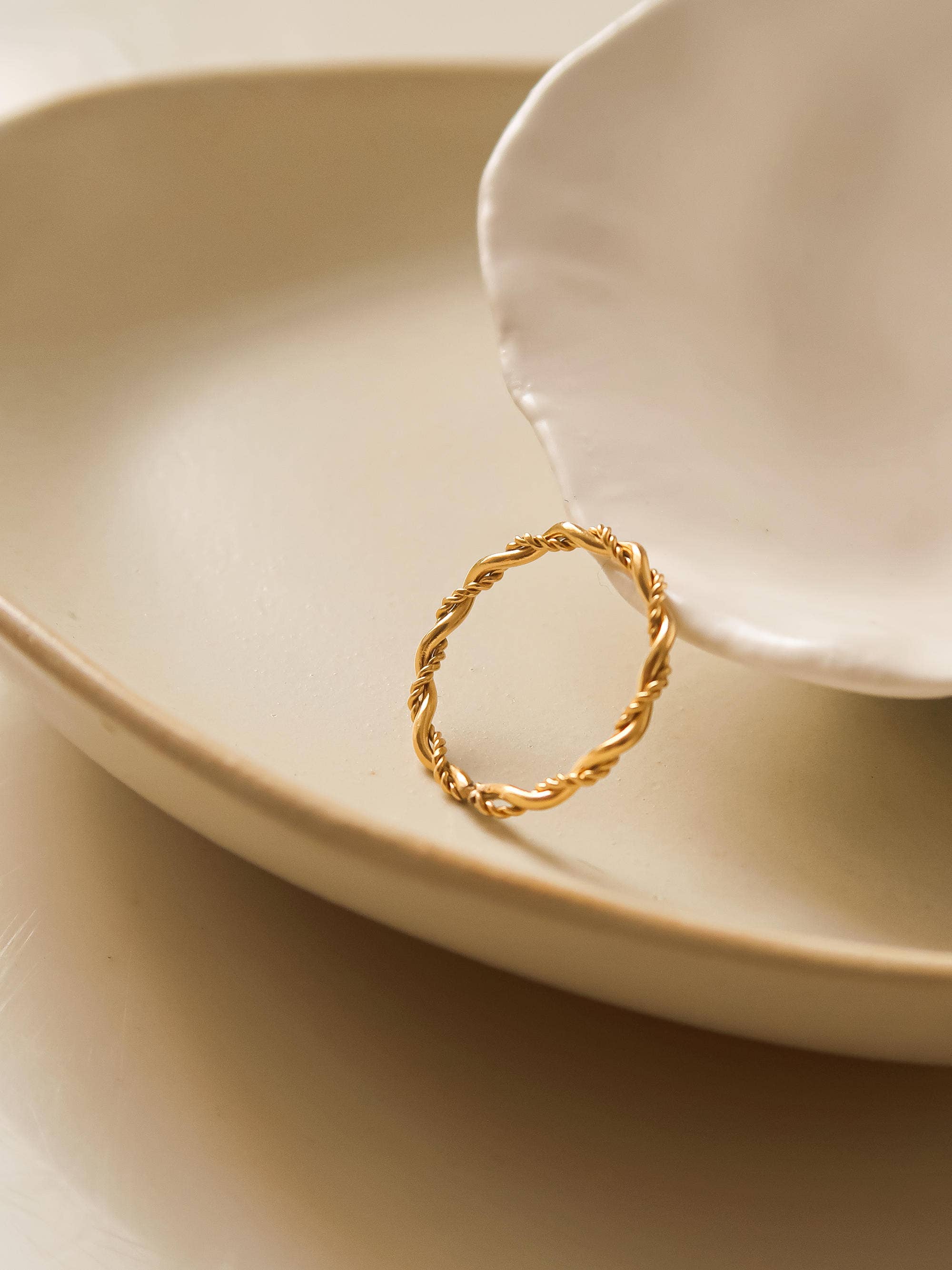 Rachel Thin Braided Ring