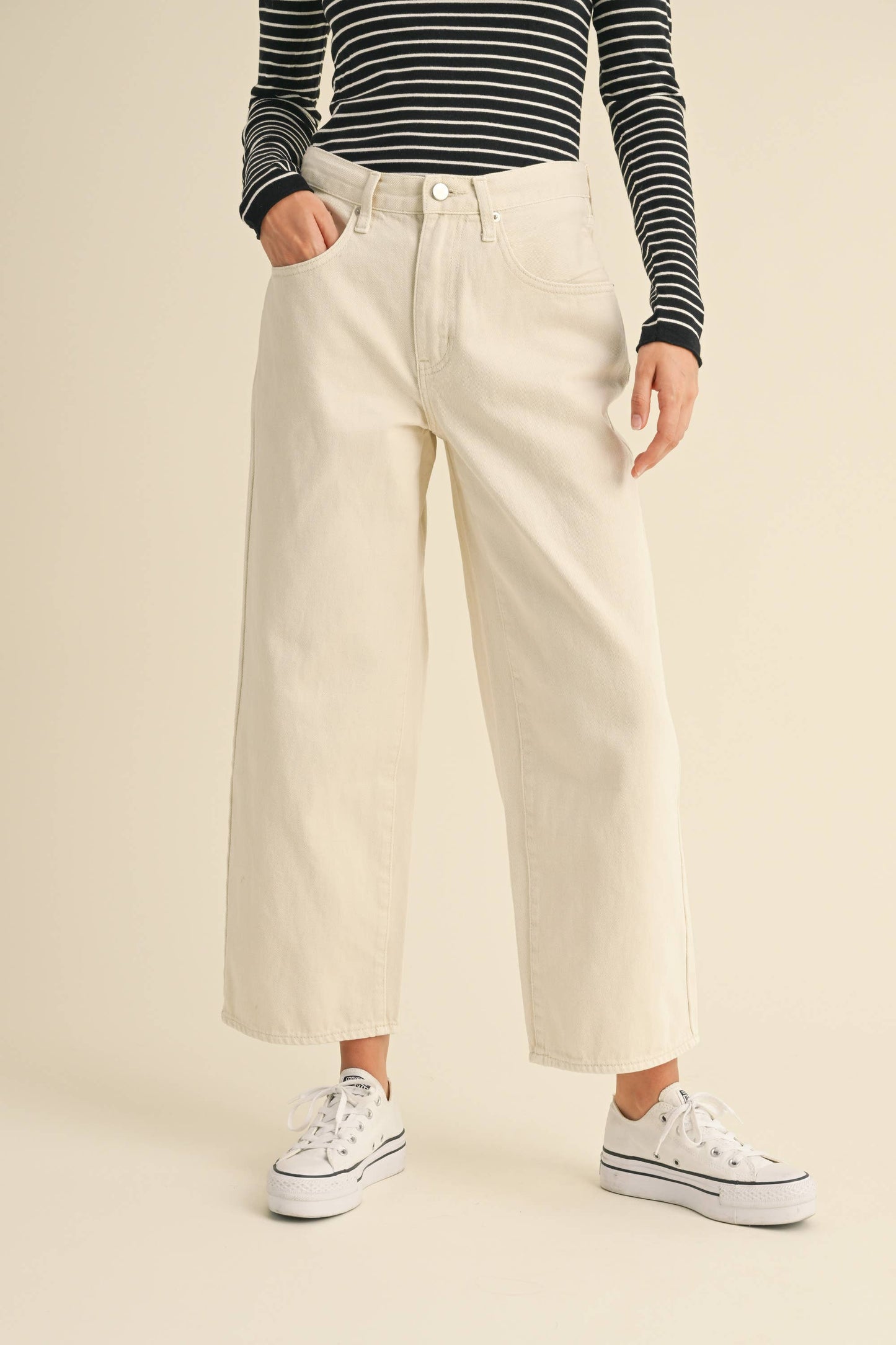 Penny Crop Denim Pants