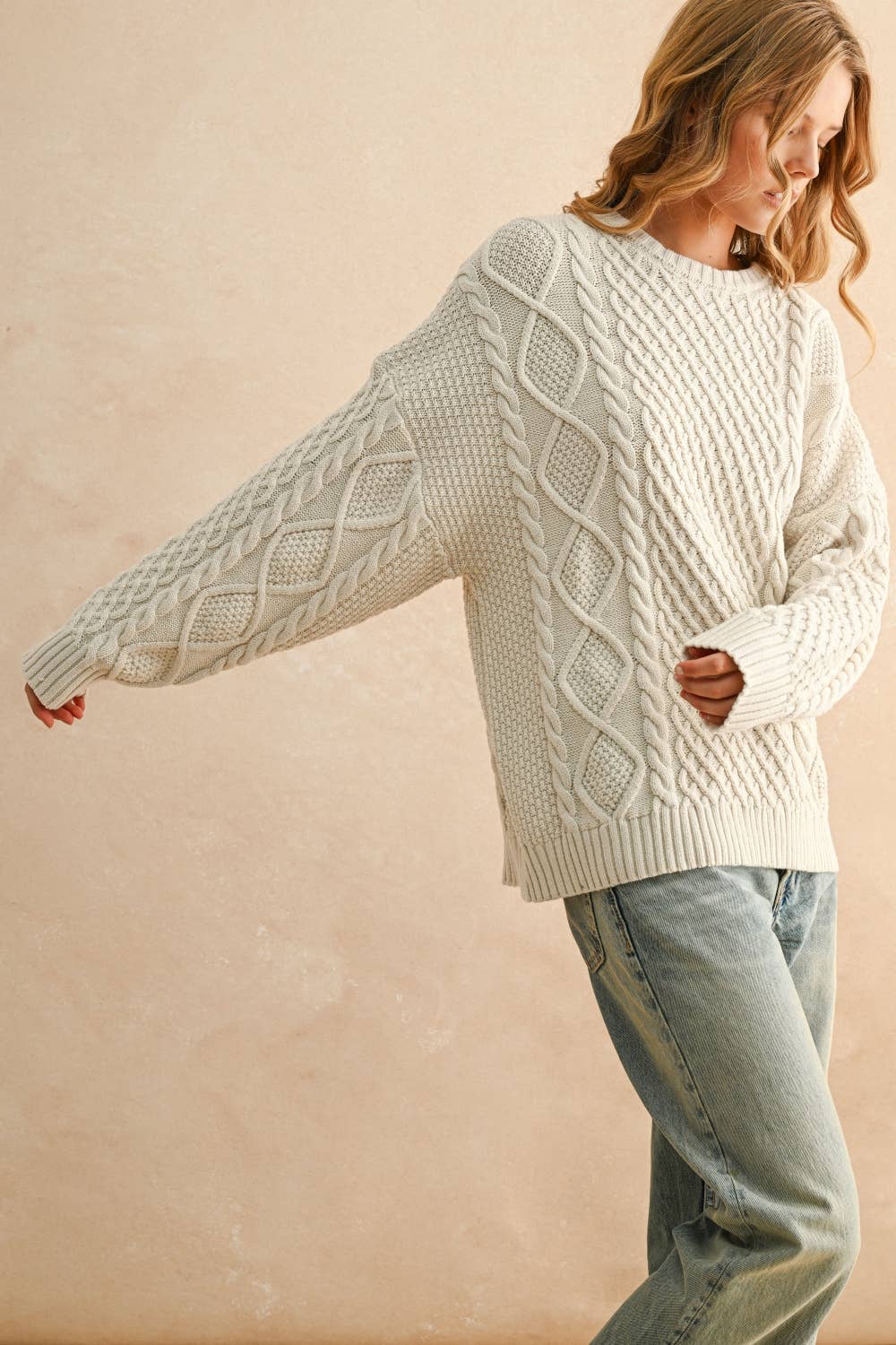 Cozy Cottage Cable Sweater