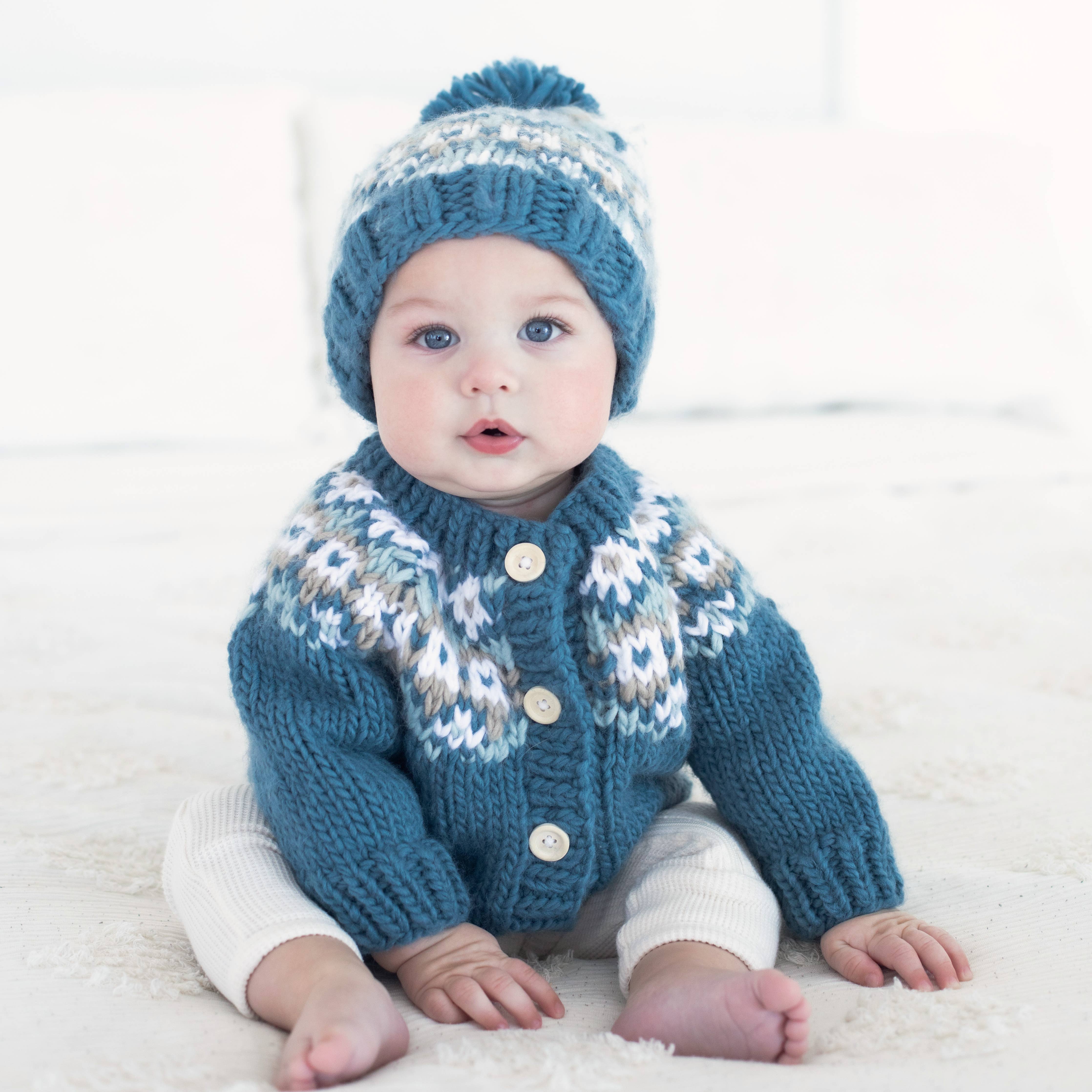Little Nordic Fairisle Cardigan Sweater