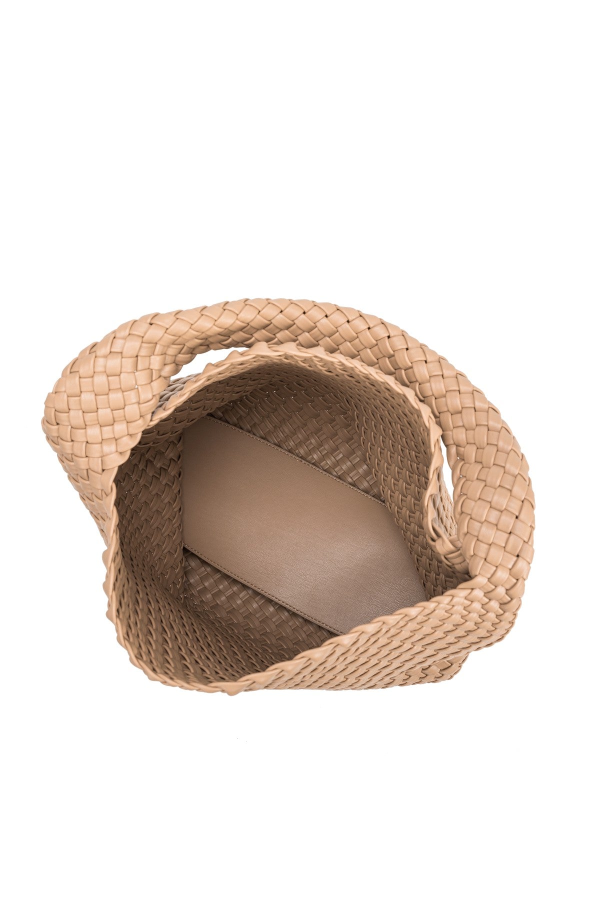 Johanna Recycled Vegan Shoulder Bag in Nude