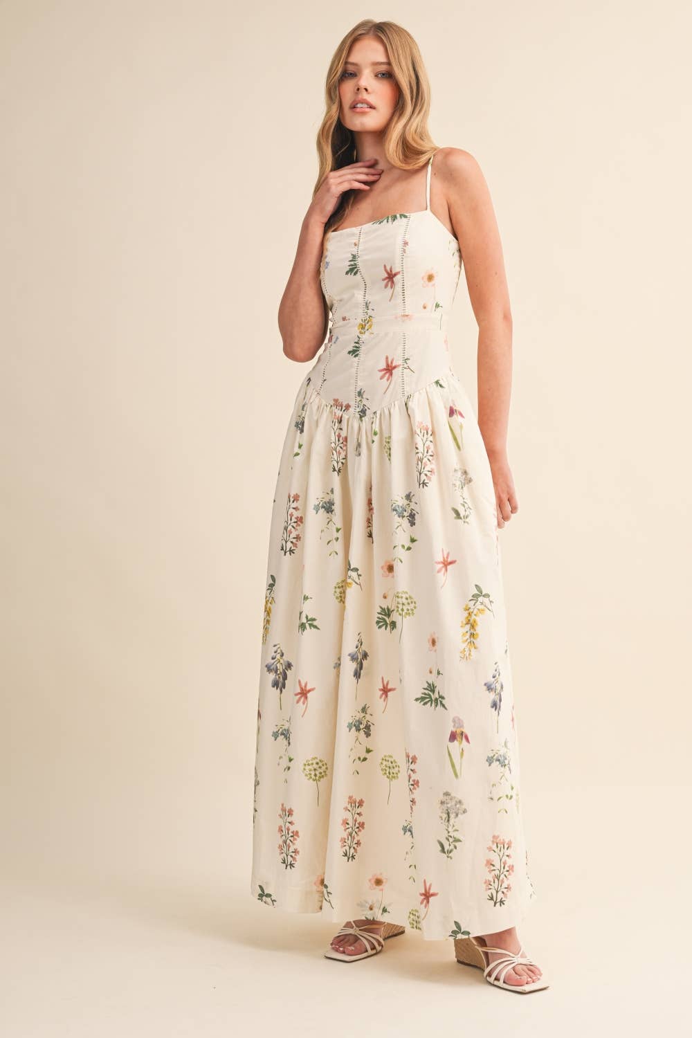 Poppy Floral Printed Maxi Dress
