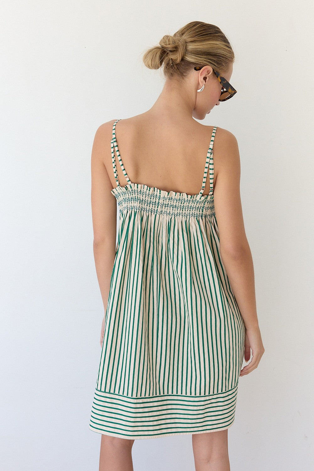 Scout Stripe Babydoll Dress