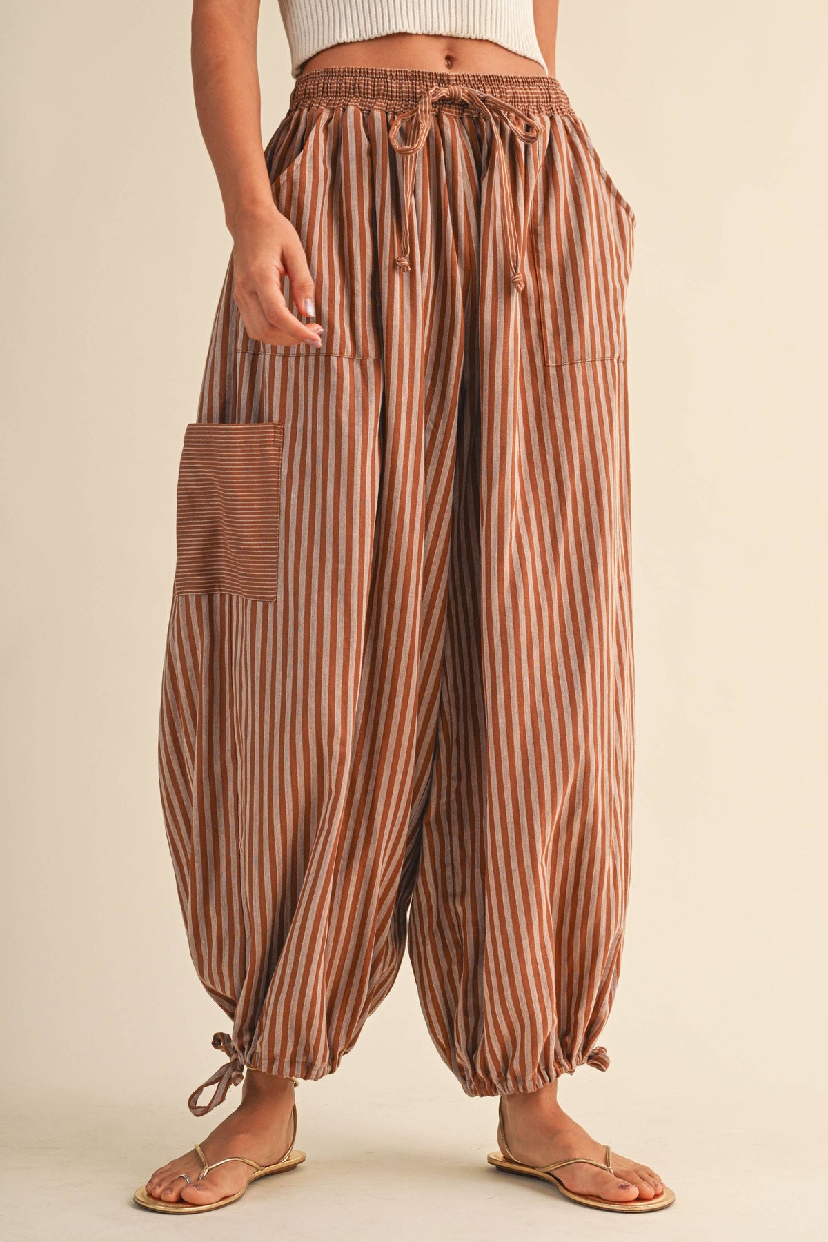 Dune Stripe Harem Pant