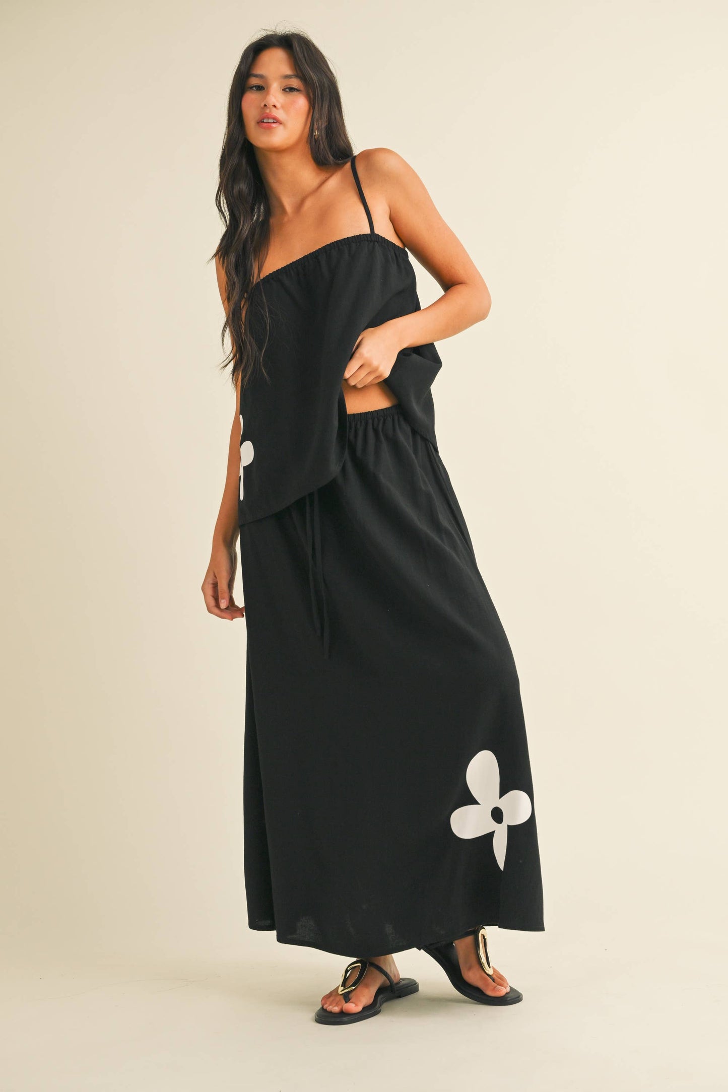 Marlowe Floral Print Linen Set