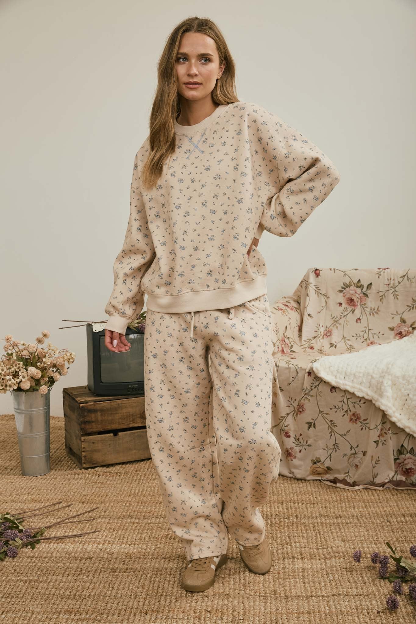 Perry Ditsy Floral Lounge Pants