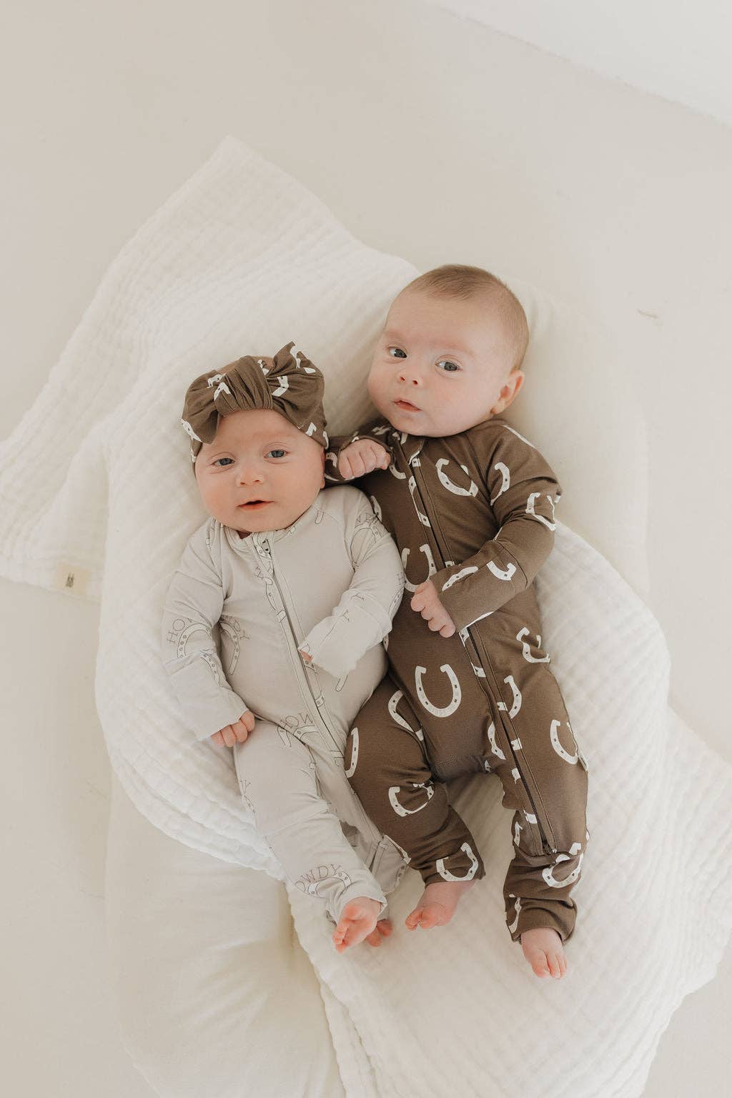 Howdy Baby Zip Pajamas