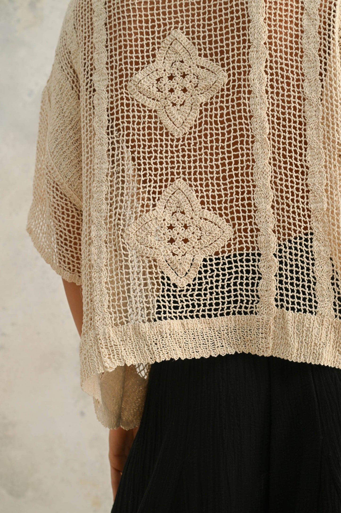 PRE-ORDER Darla Crochet Knit Top