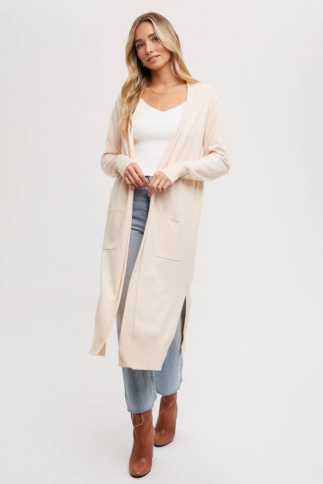 Shelley Open Front Cardigan