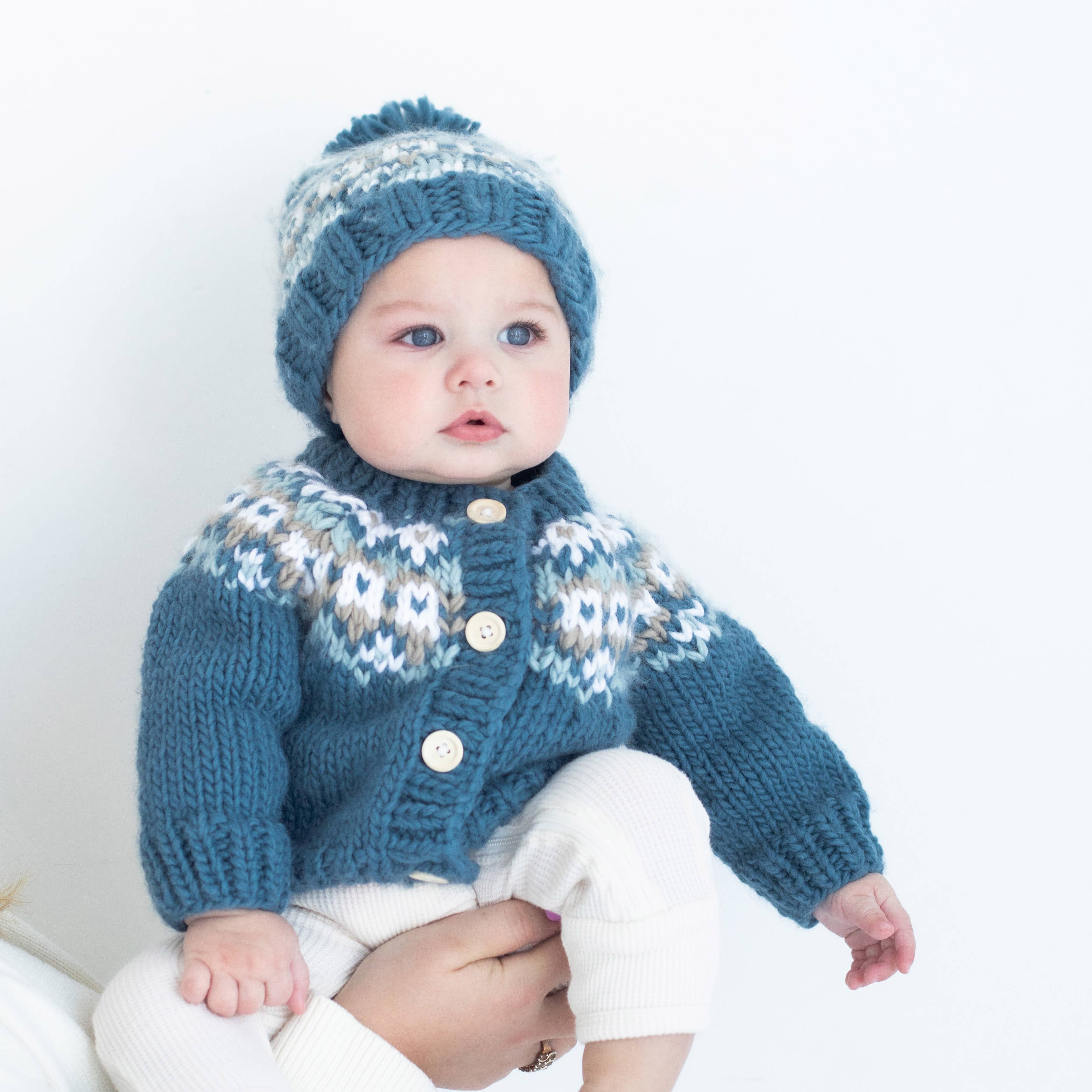 Little Nordic Fairisle Cardigan Sweater