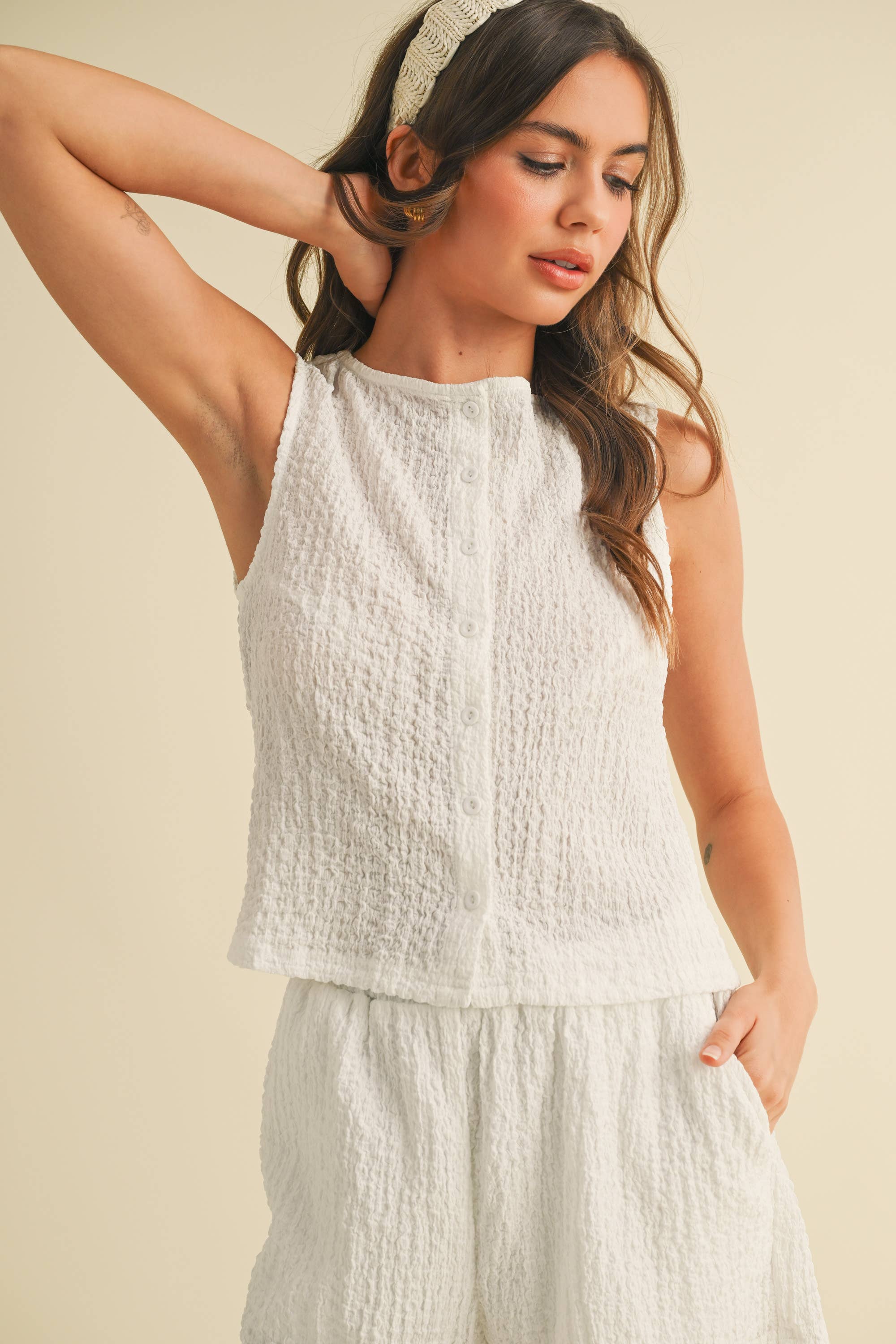 Faith Textured Knit Set