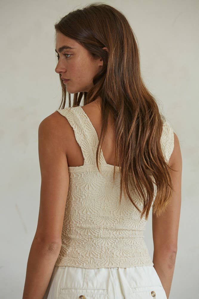 Golden Hour Seamless Jacquard Tank