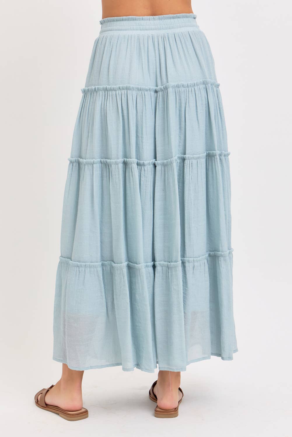 Lainey Skirt in Misty Blue