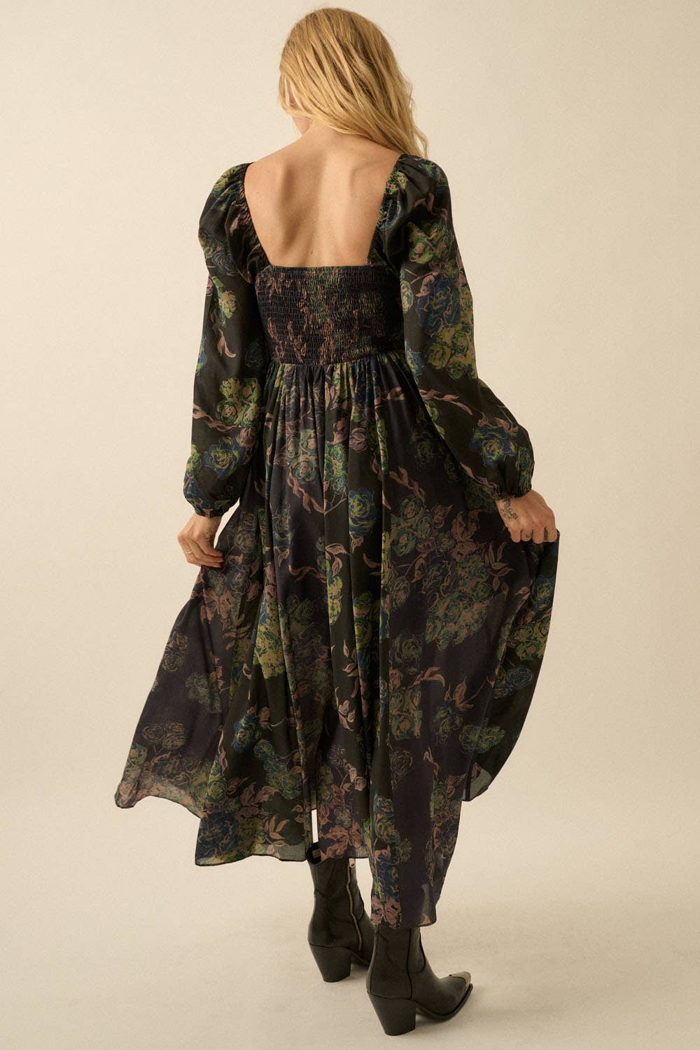 Floral Haven Sweetheart Dress