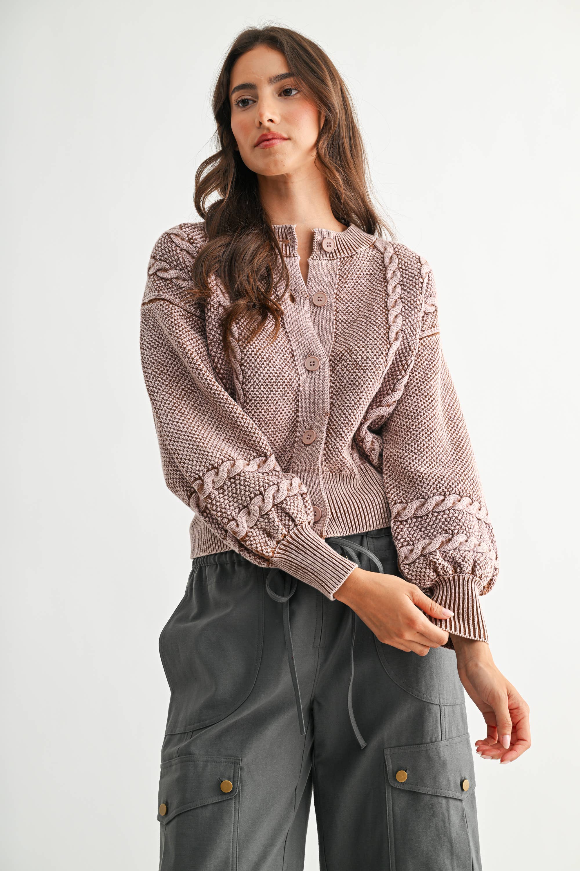 Heirloom Cable Knit Cardigan