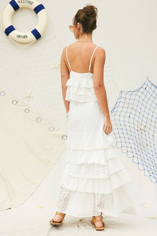 Court Eyelet Cami Top