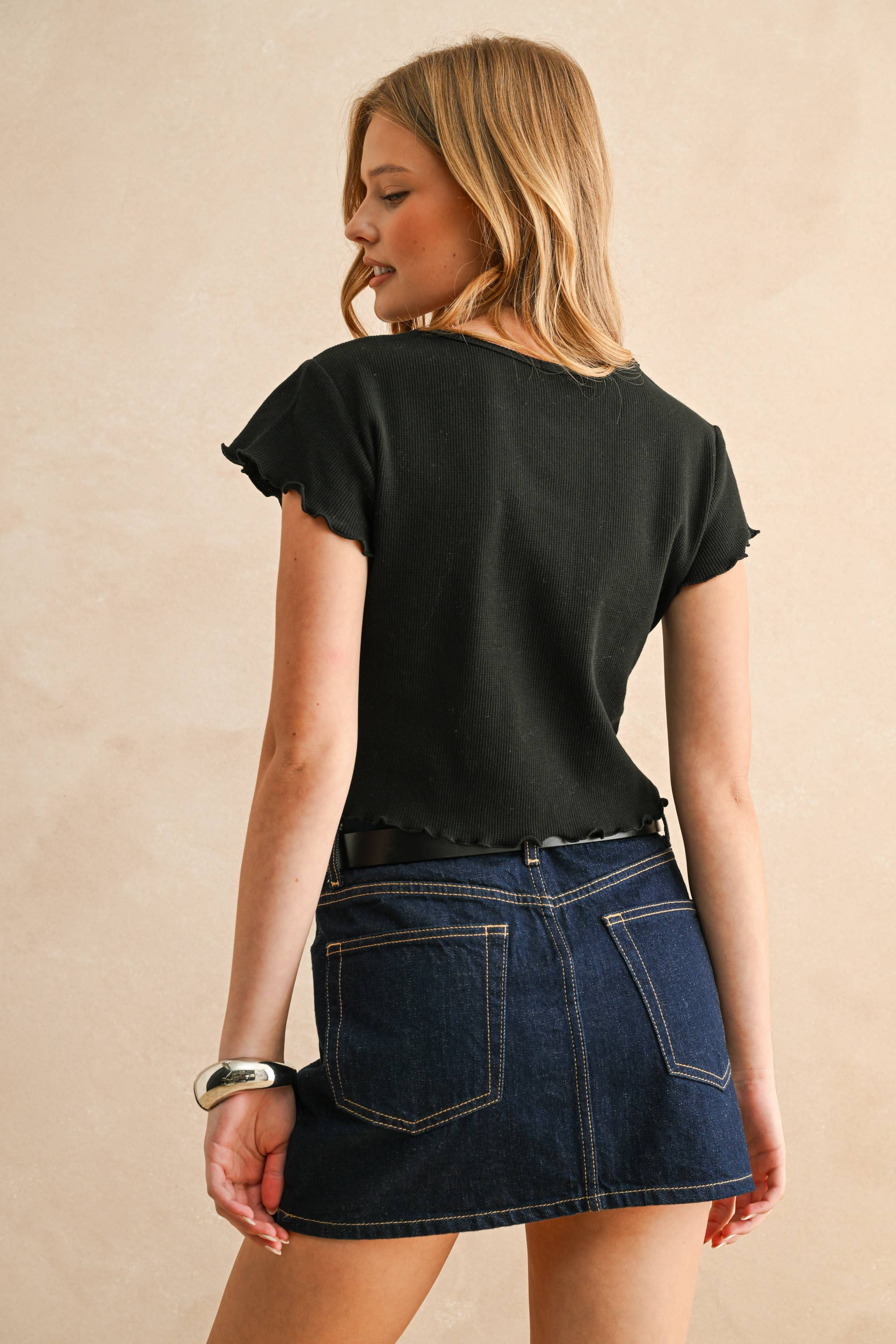 Khloe Top in Black