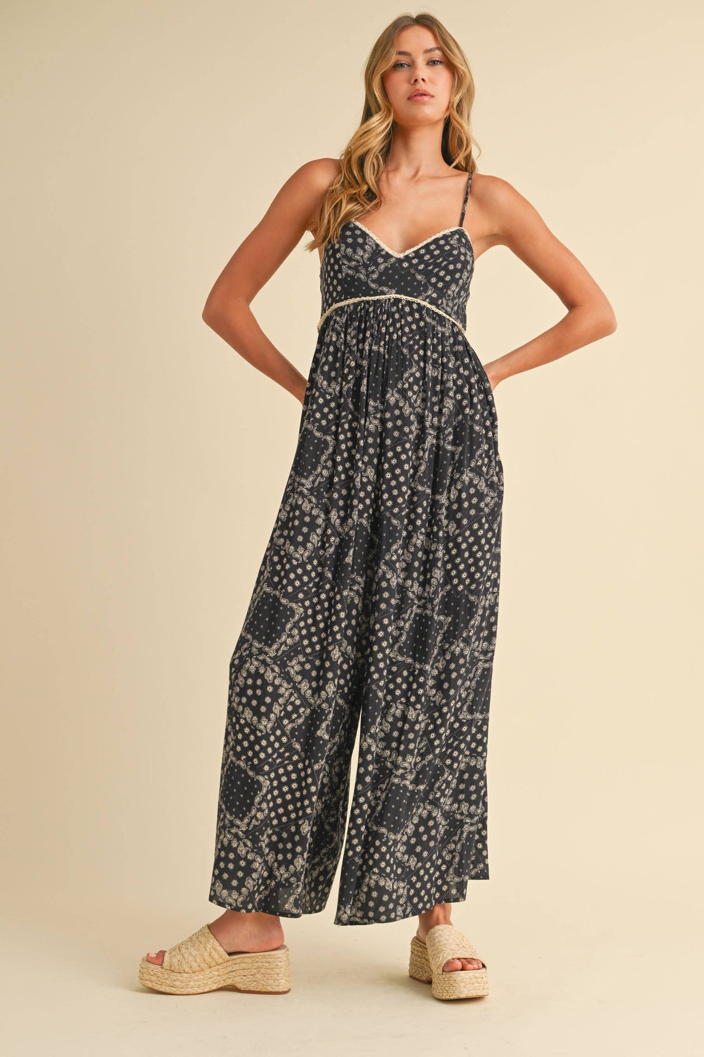 Palmer Paisley Printed Jumpsuit