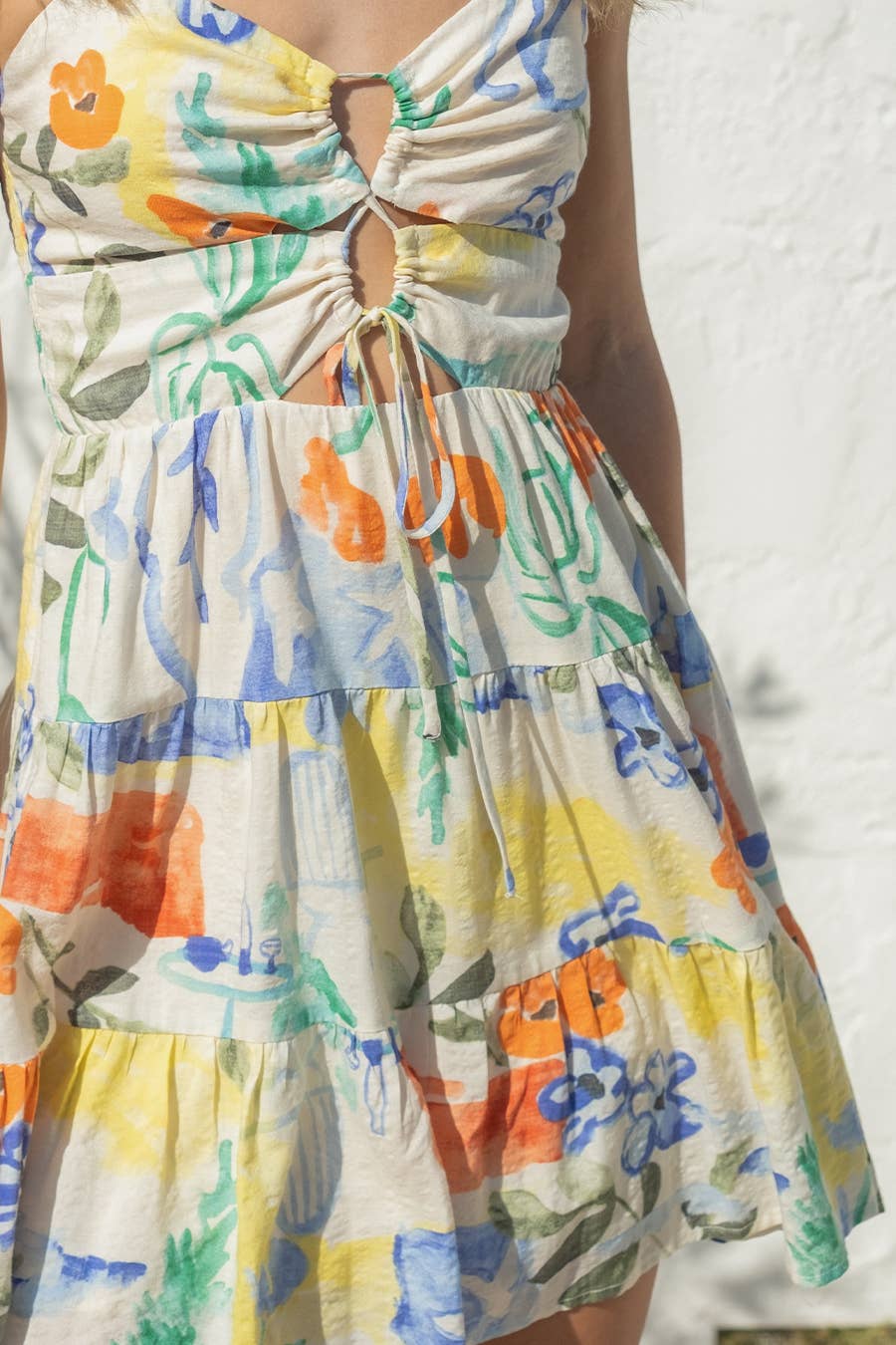 Grady Watercolor Mini Dress