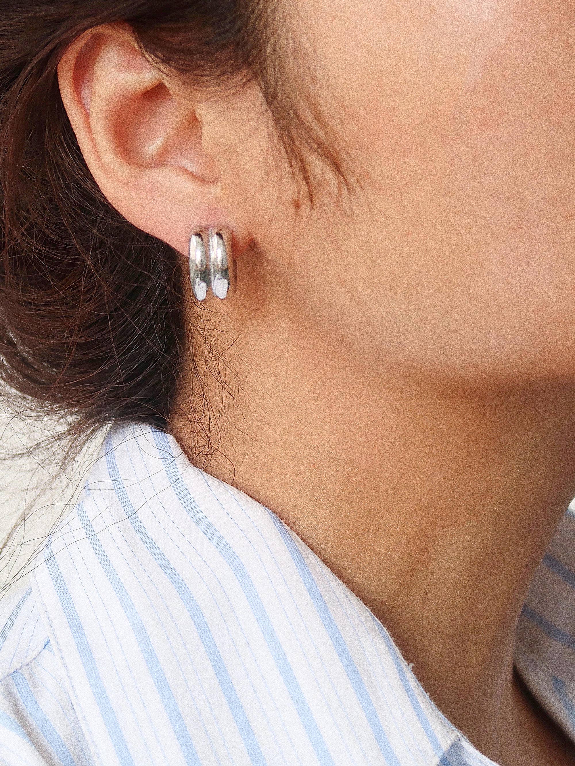 Emma Multi-Colored Double C-Hoop Earring