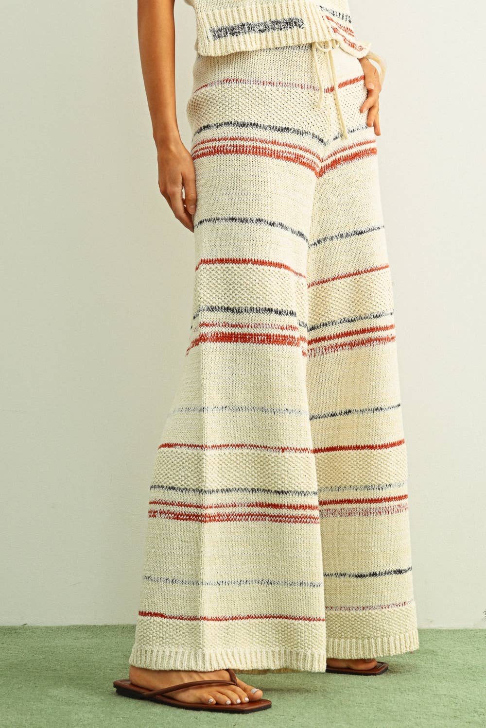 Abigail Striped Knit Pants