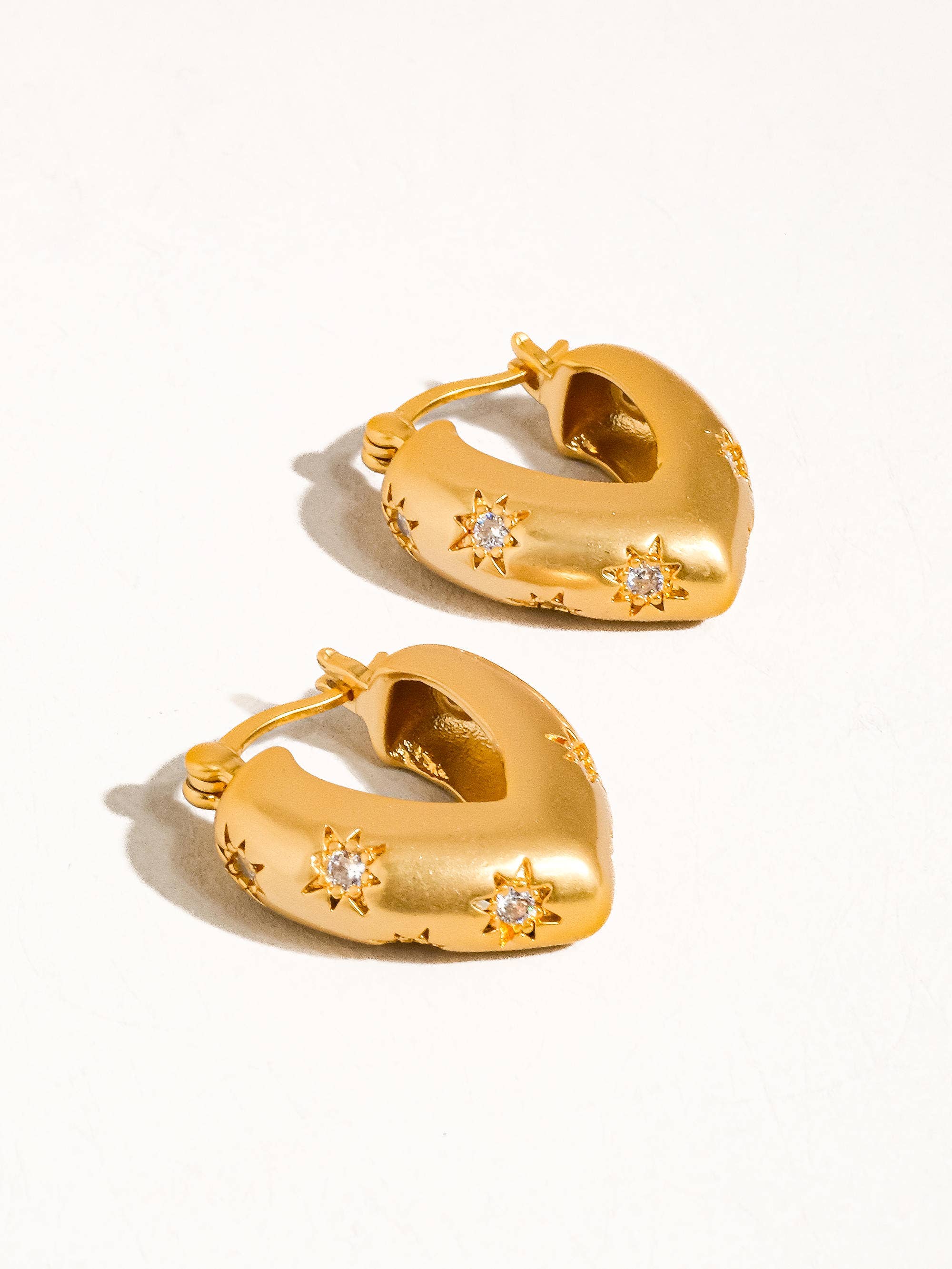 Celestial Love Hoop Earrings