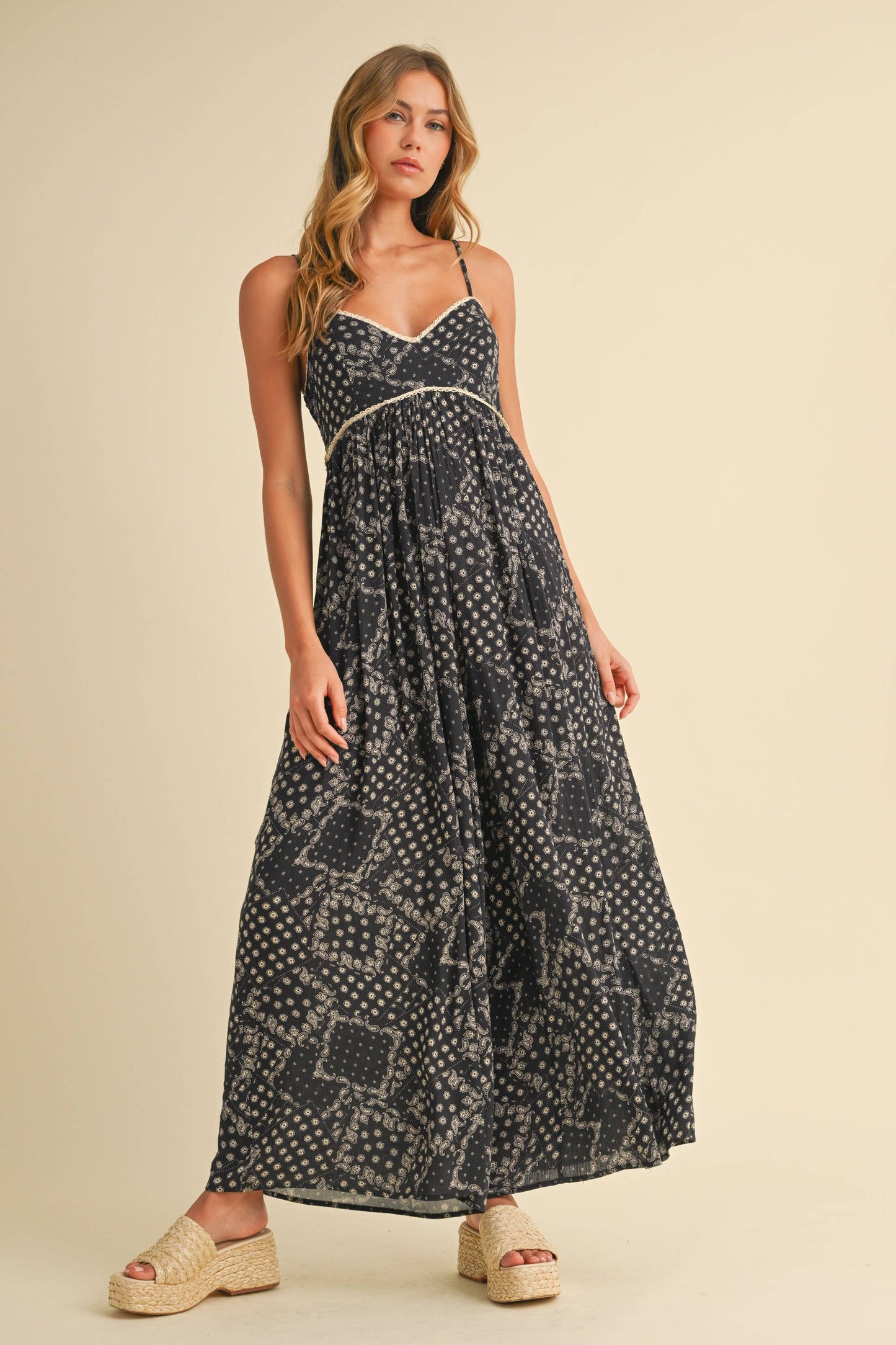 Palmer Paisley Printed Jumpsuit