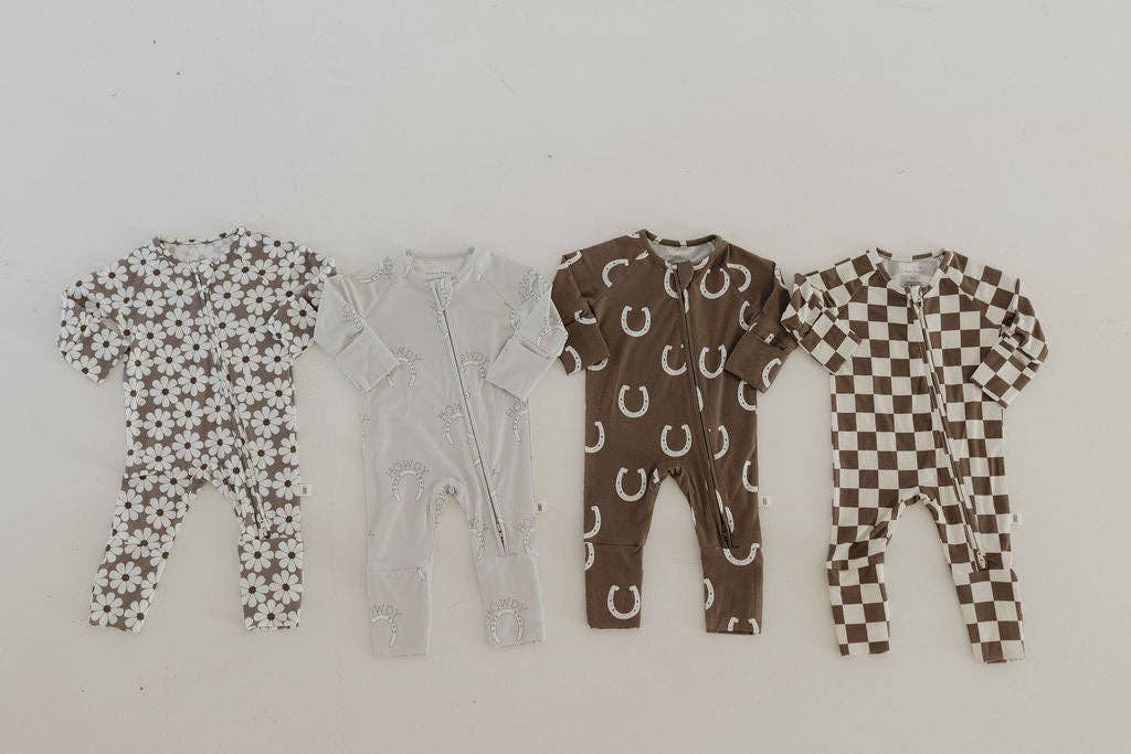 Howdy Baby Zip Pajamas