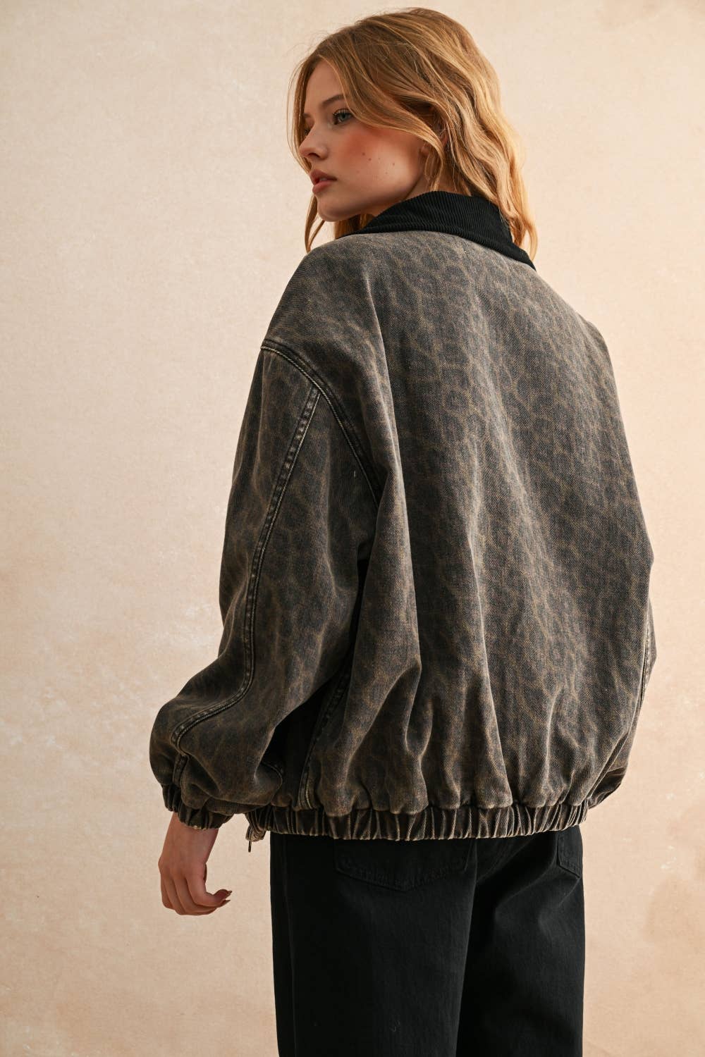 Leopard Luxe Bomber Jacket