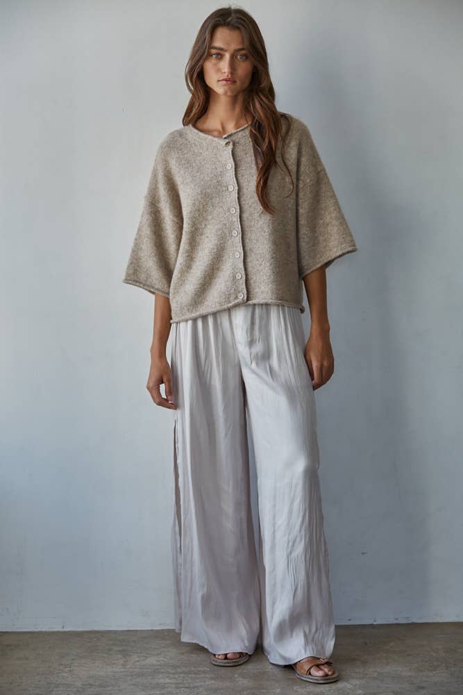 Maura Quarter Sleeve Knit Sweater