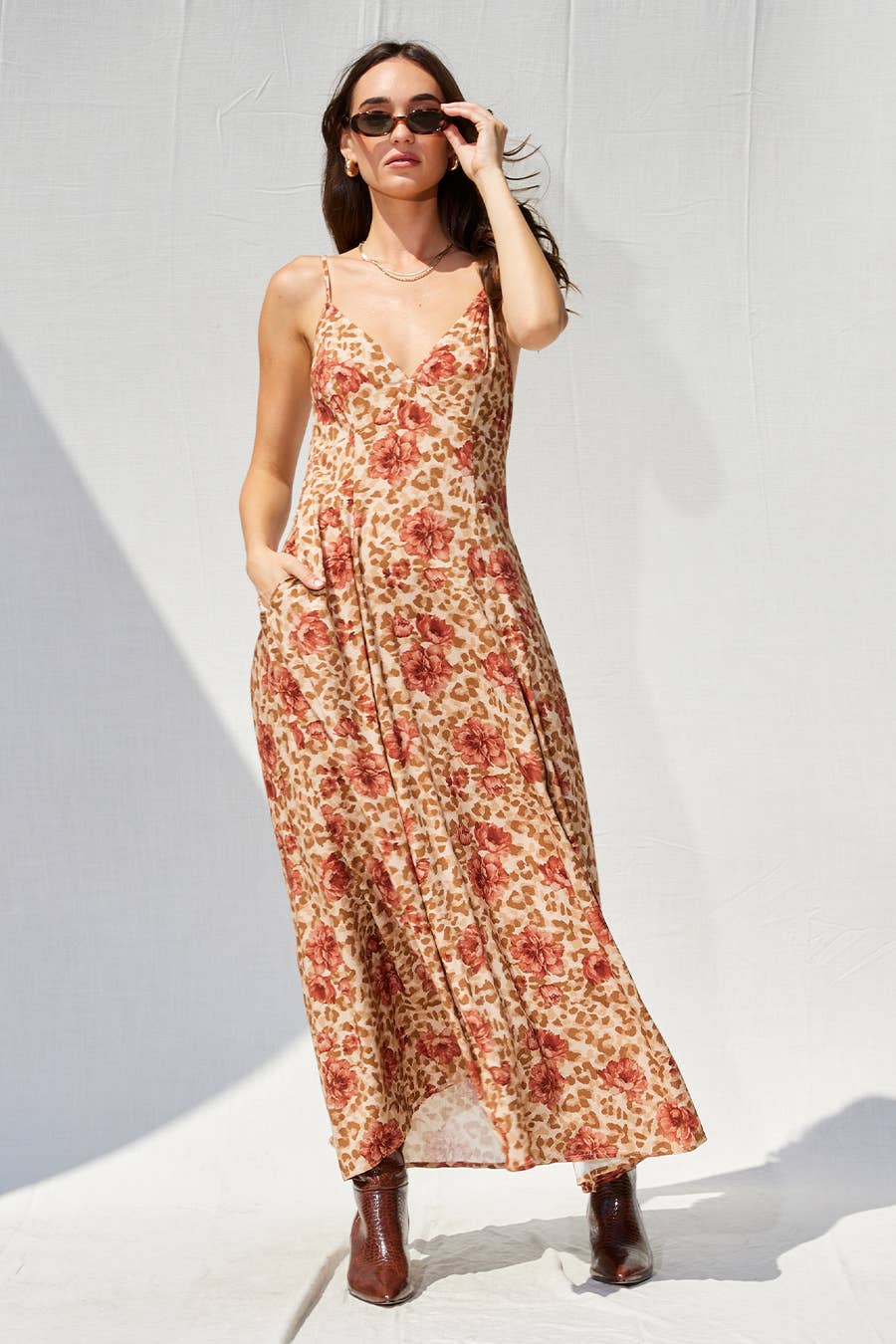 Margot Open-Back Maxi Dress