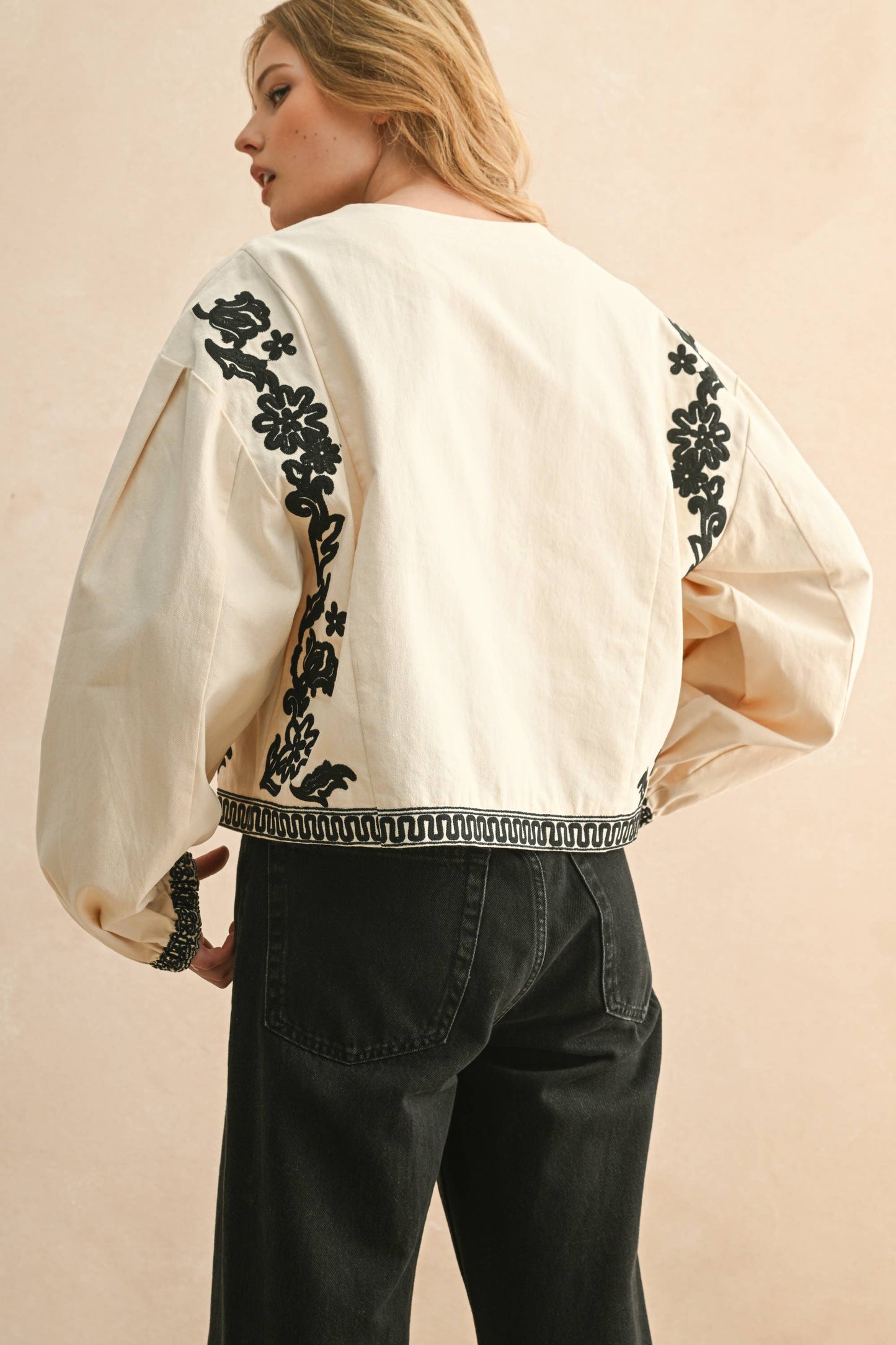 Ophelia Floral Patch Jacket