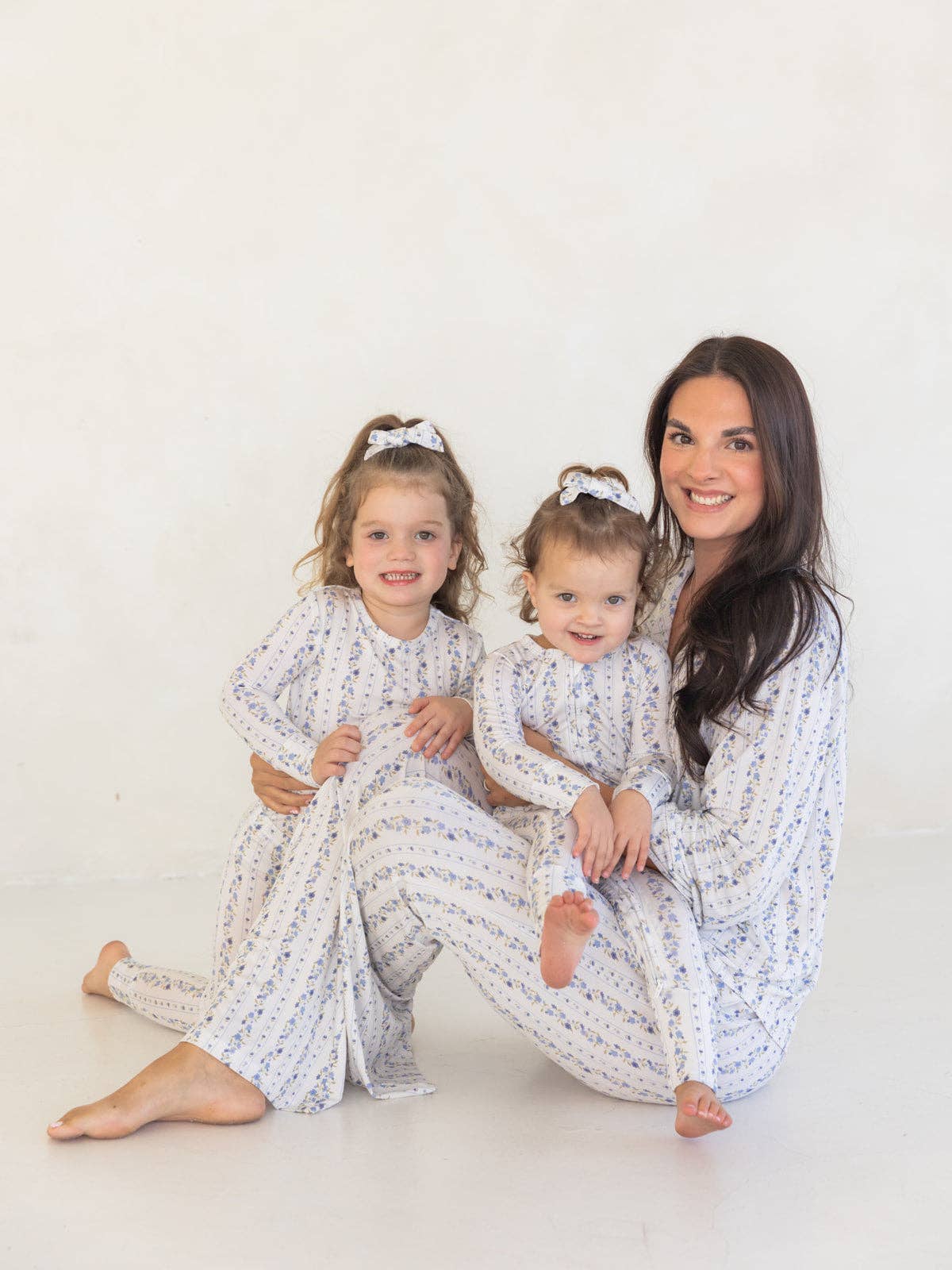 Winter Floral Two Piece Pajamas