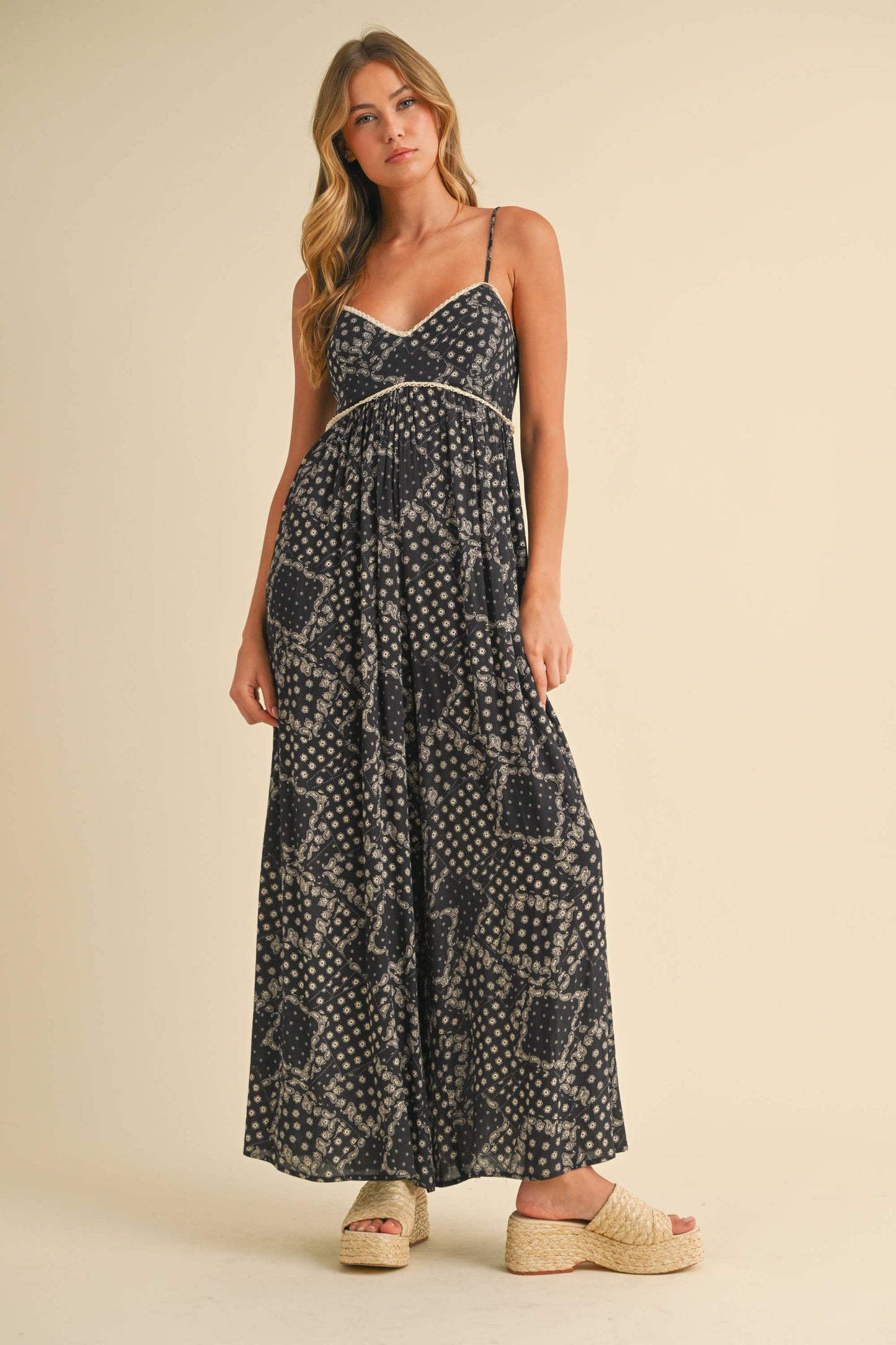 Palmer Paisley Printed Jumpsuit