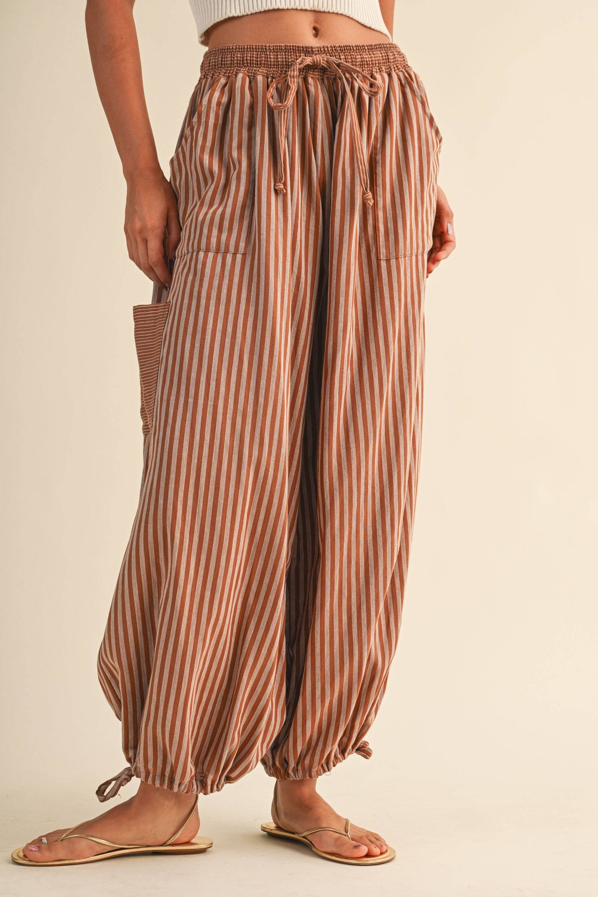 Dune Stripe Harem Pant