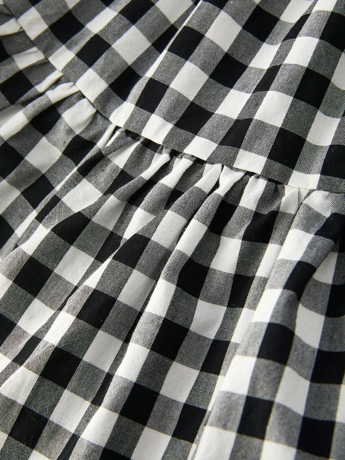 Plaid Girl Smocked Ruffle Dress