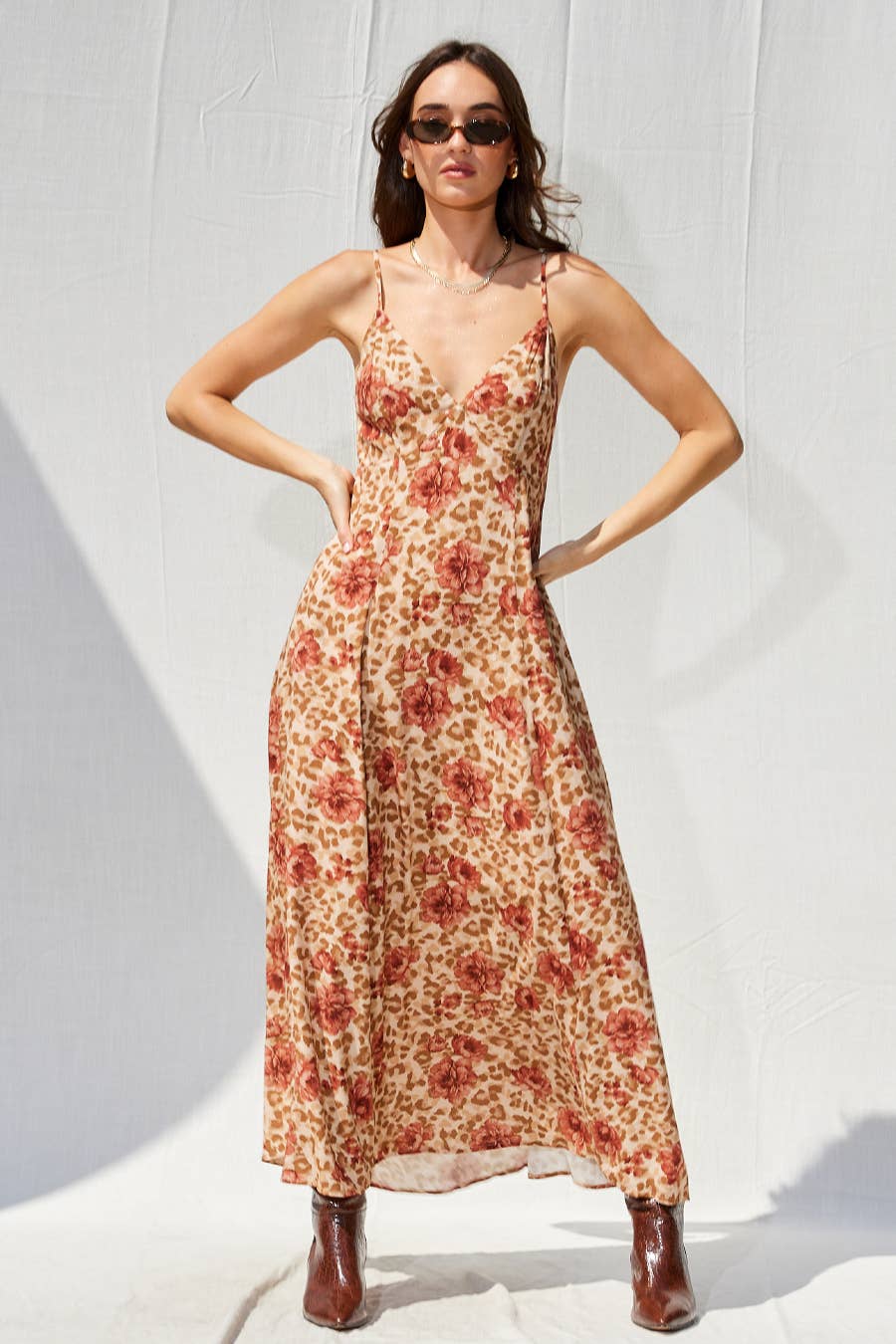 Margot Open-Back Maxi Dress