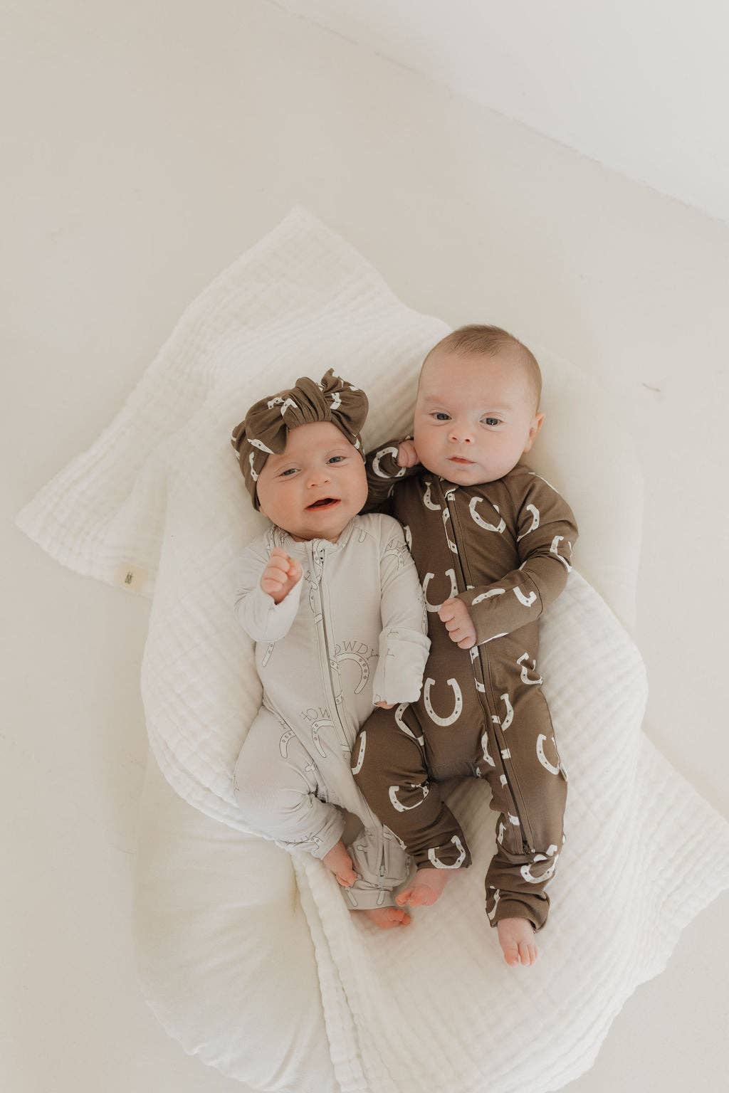 Howdy Baby Zip Pajamas