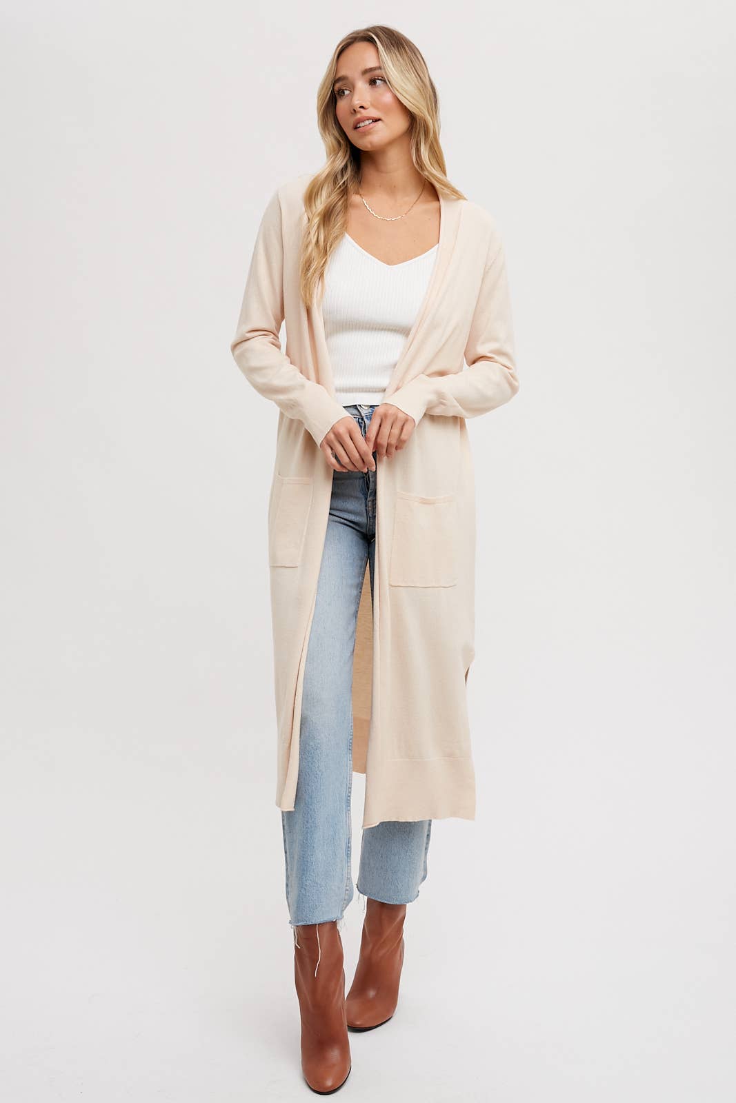 Shelley Open Front Cardigan