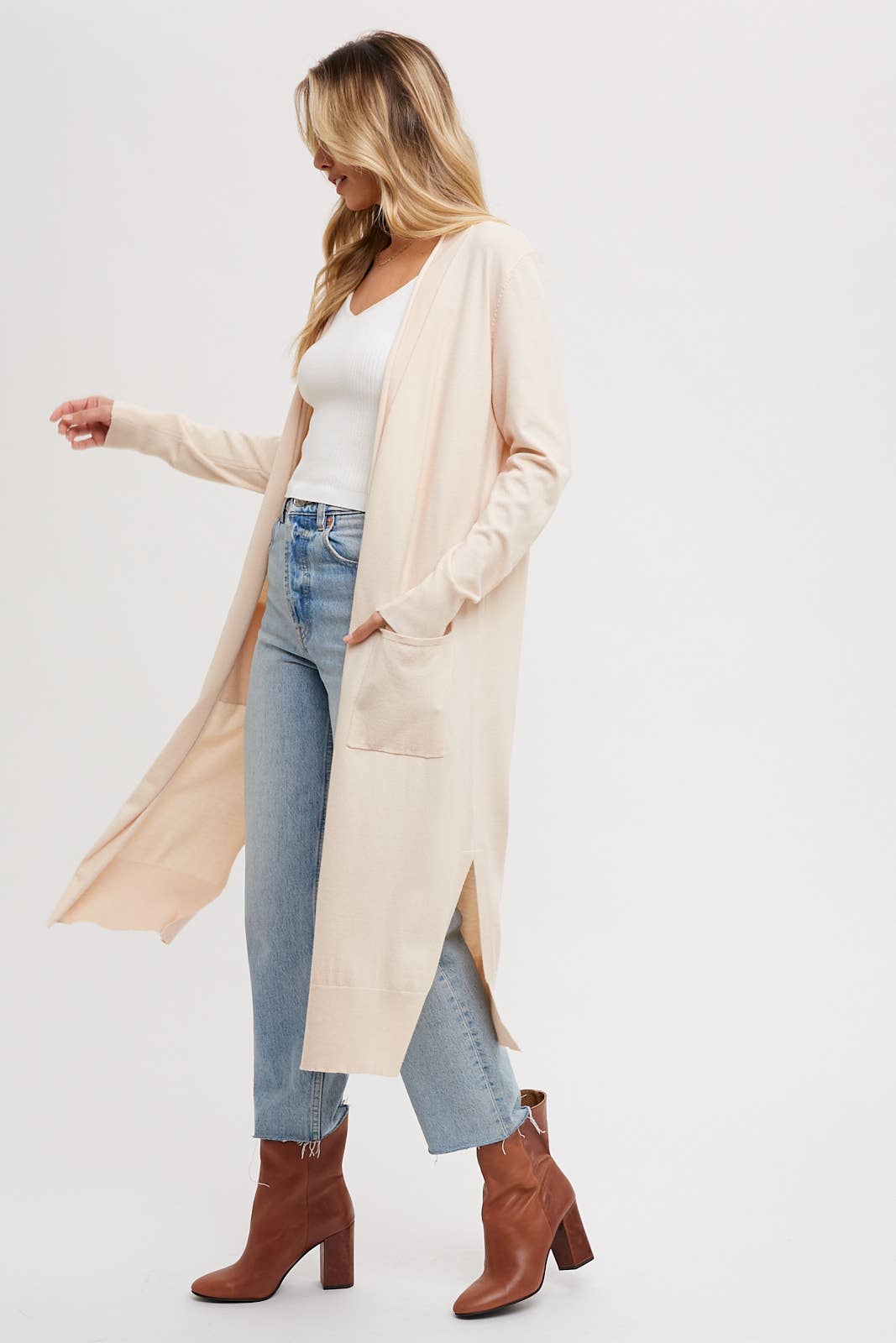 Shelley Open Front Cardigan