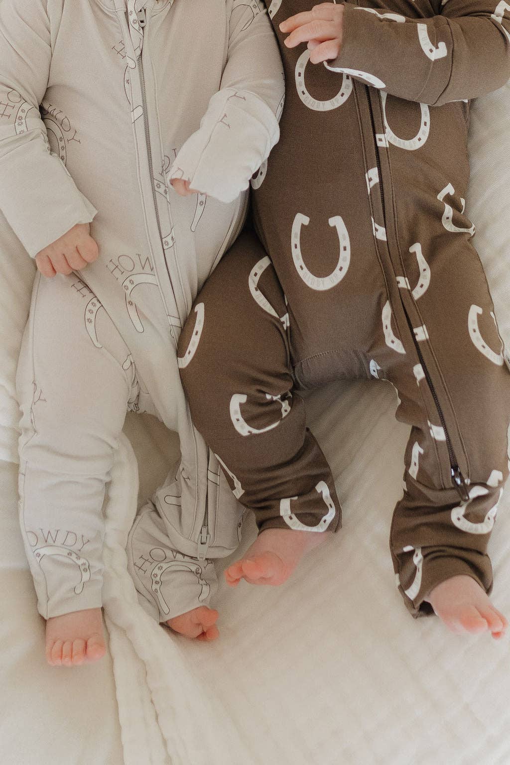 Howdy Baby Zip Pajamas