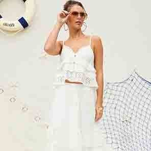 Court Eyelet Cami Top