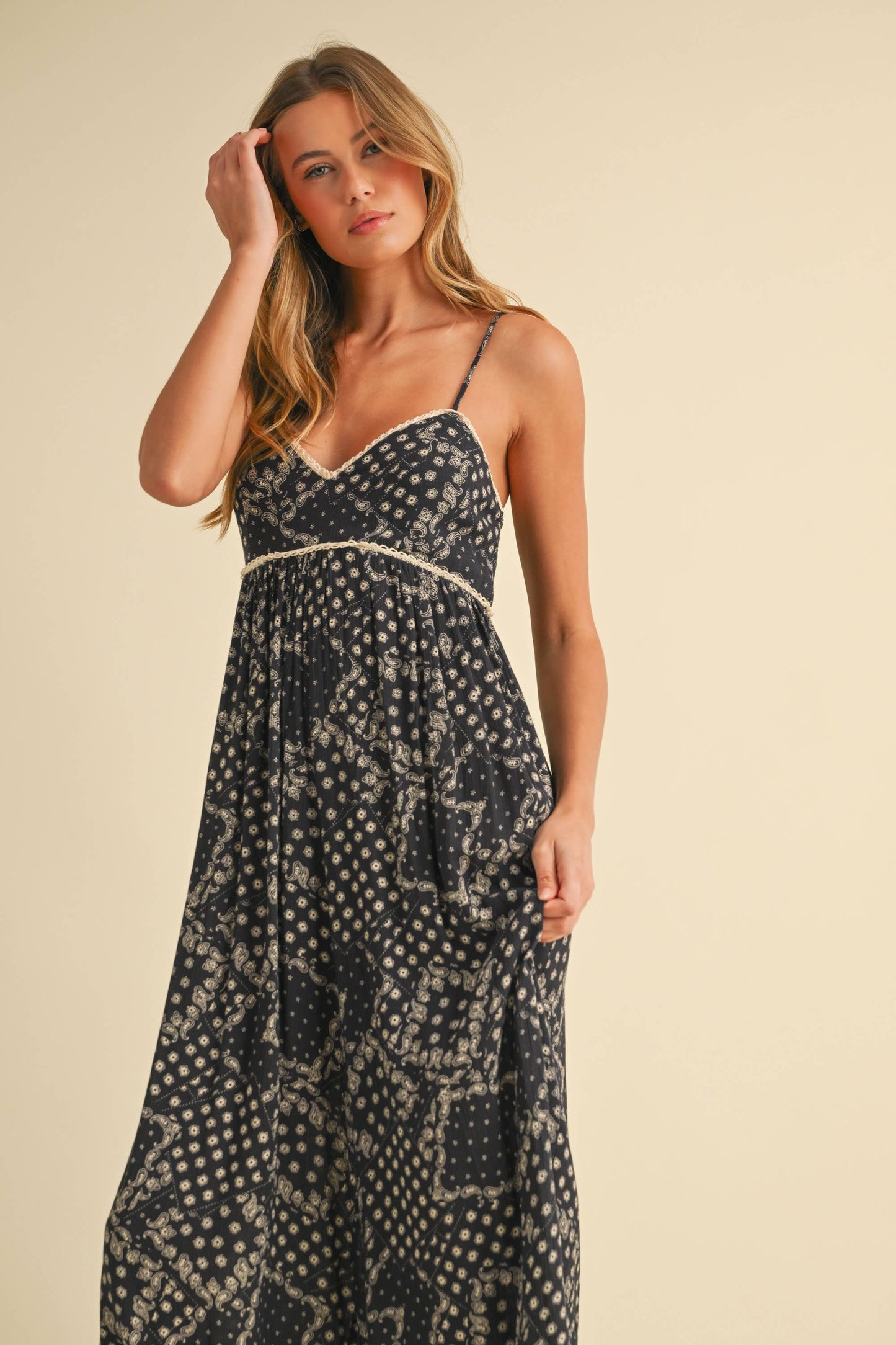 Palmer Paisley Printed Jumpsuit