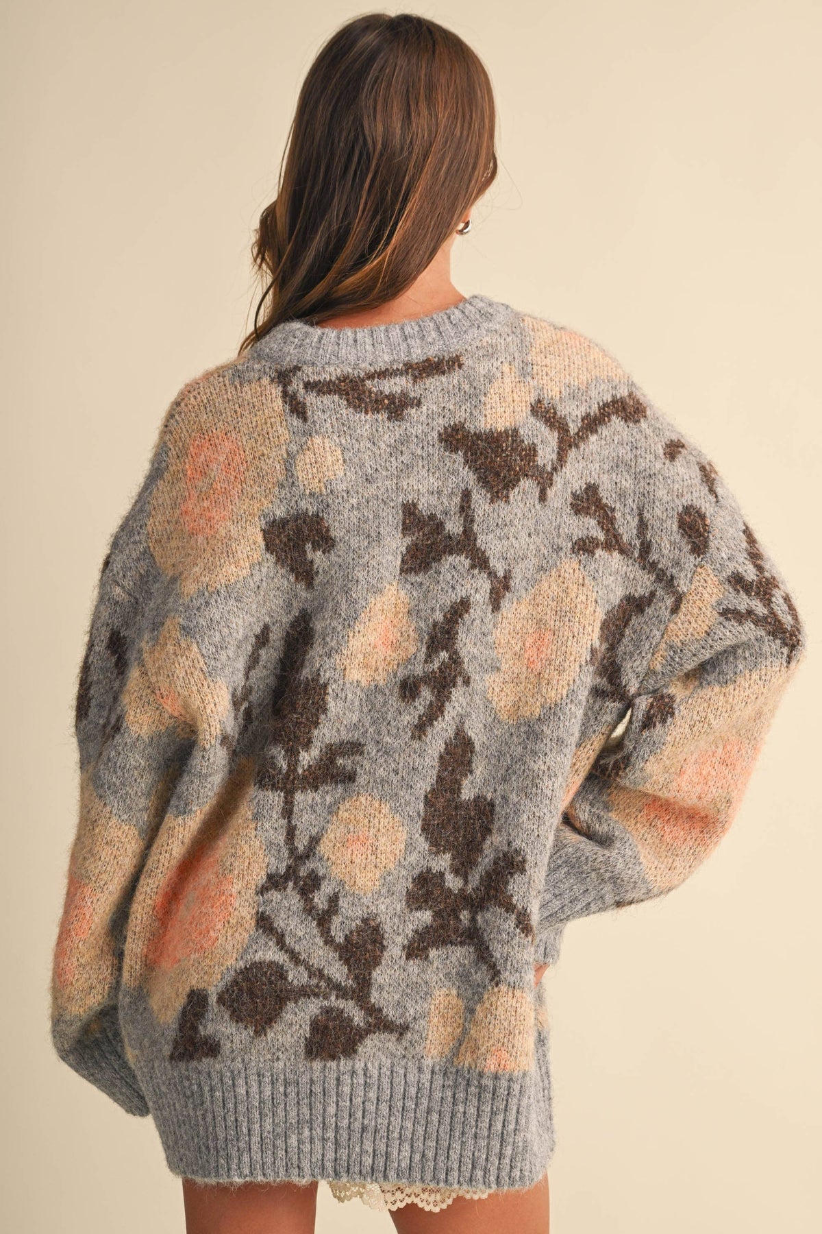 The Garden Hour Sweater in Grey