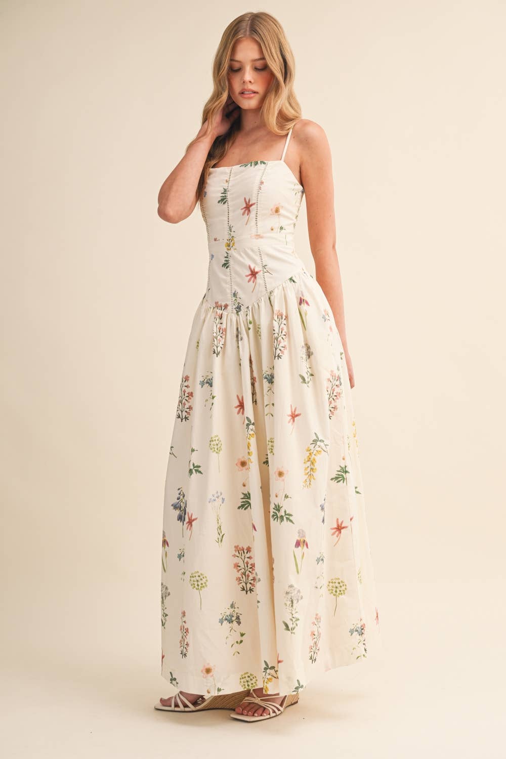 Poppy Floral Printed Maxi Dress