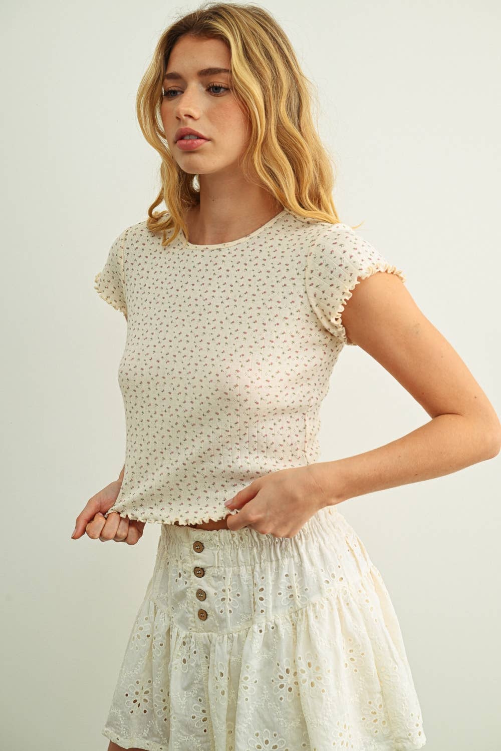 Harlow Floral Printed Tee