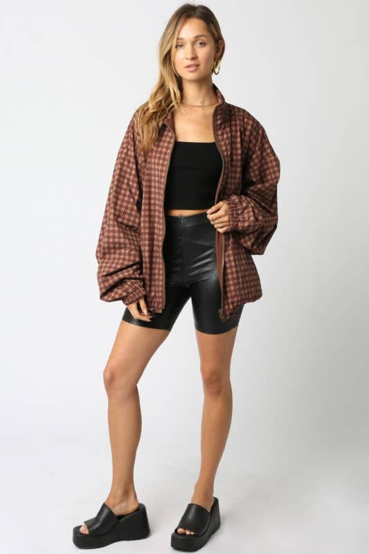 Diya Gingham Jacket