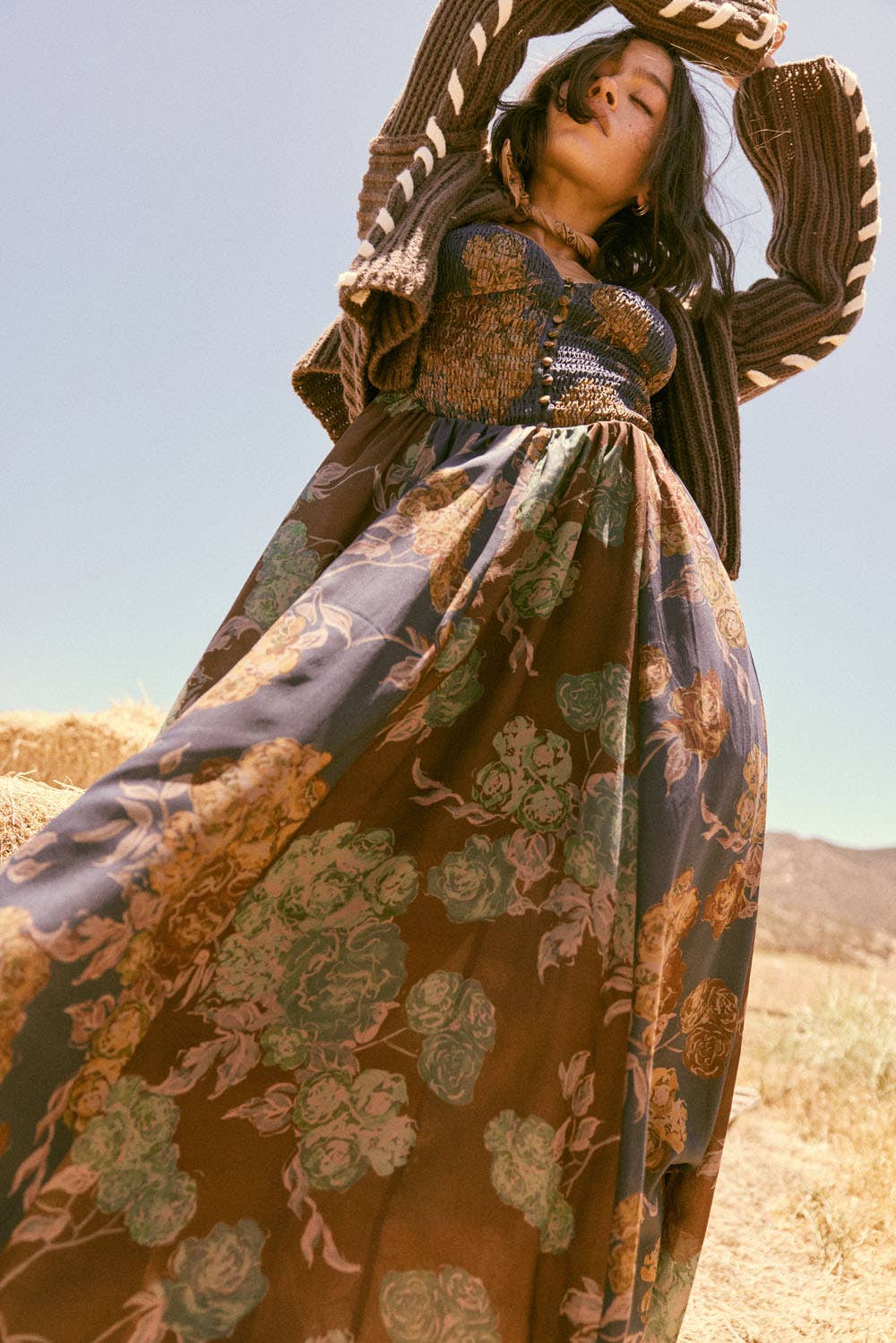 Floral Haven Sweetheart Dress